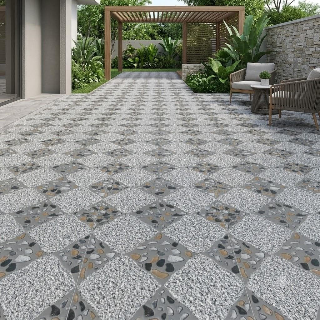 Gạch ốp lát Trung Quốc Terrazzo, Vân đá, Hình học CT301