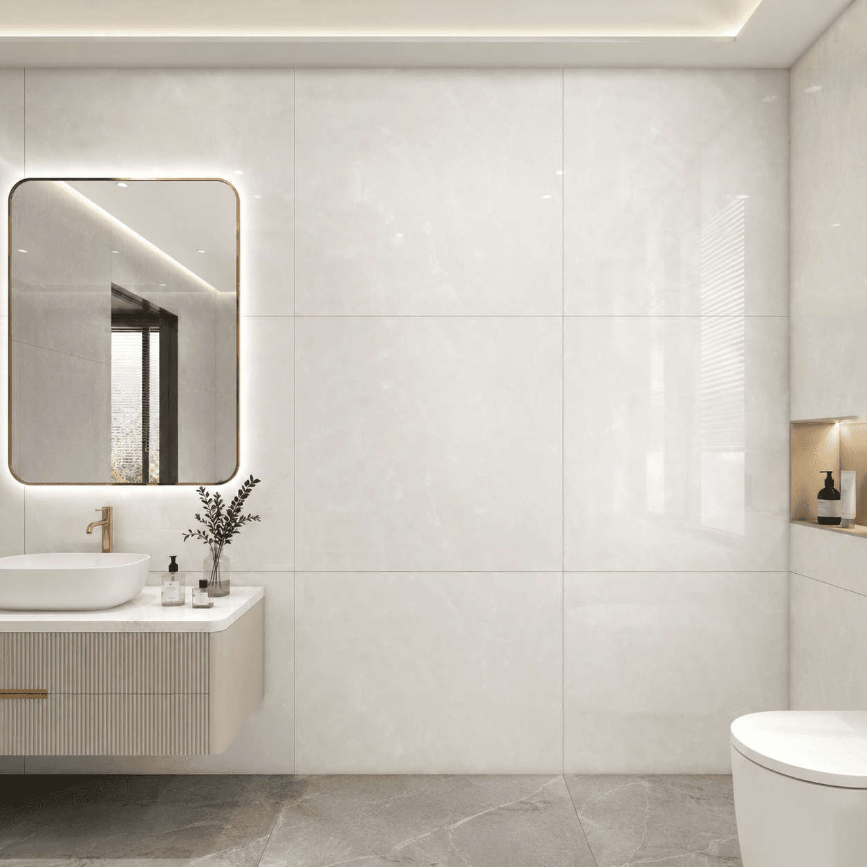 Gạch lát nền Việt Nam Hoàng Gia (Royal) Vân đá 88010K