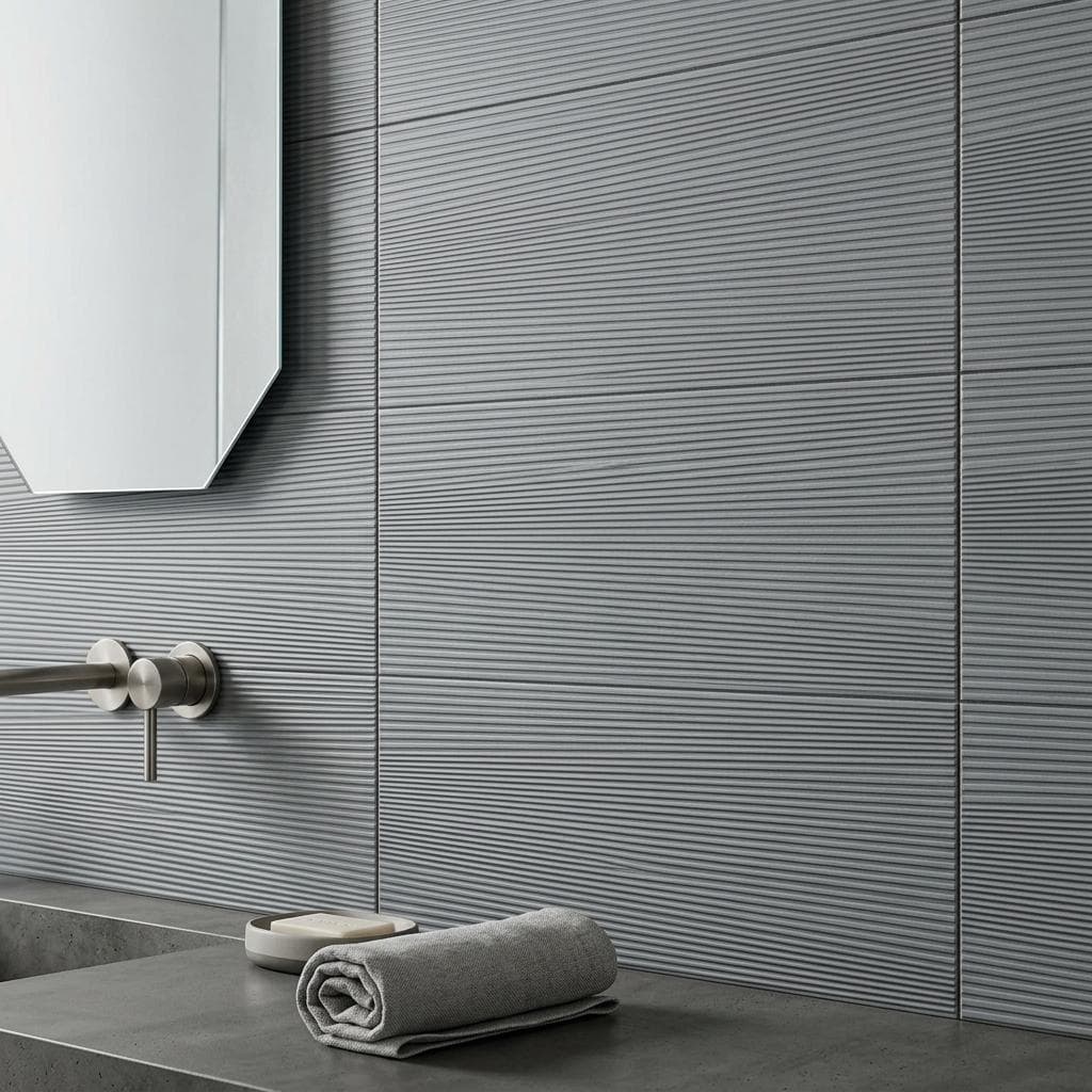 Gạch ốp lát Việt Nam Vinagres Vân 3D RO-K65DARKGREY