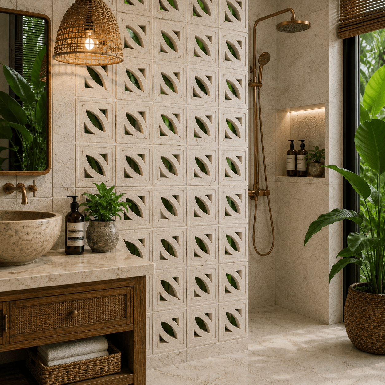 Gạch Bông gió Việt Nam Viettiles VCB-011-1000