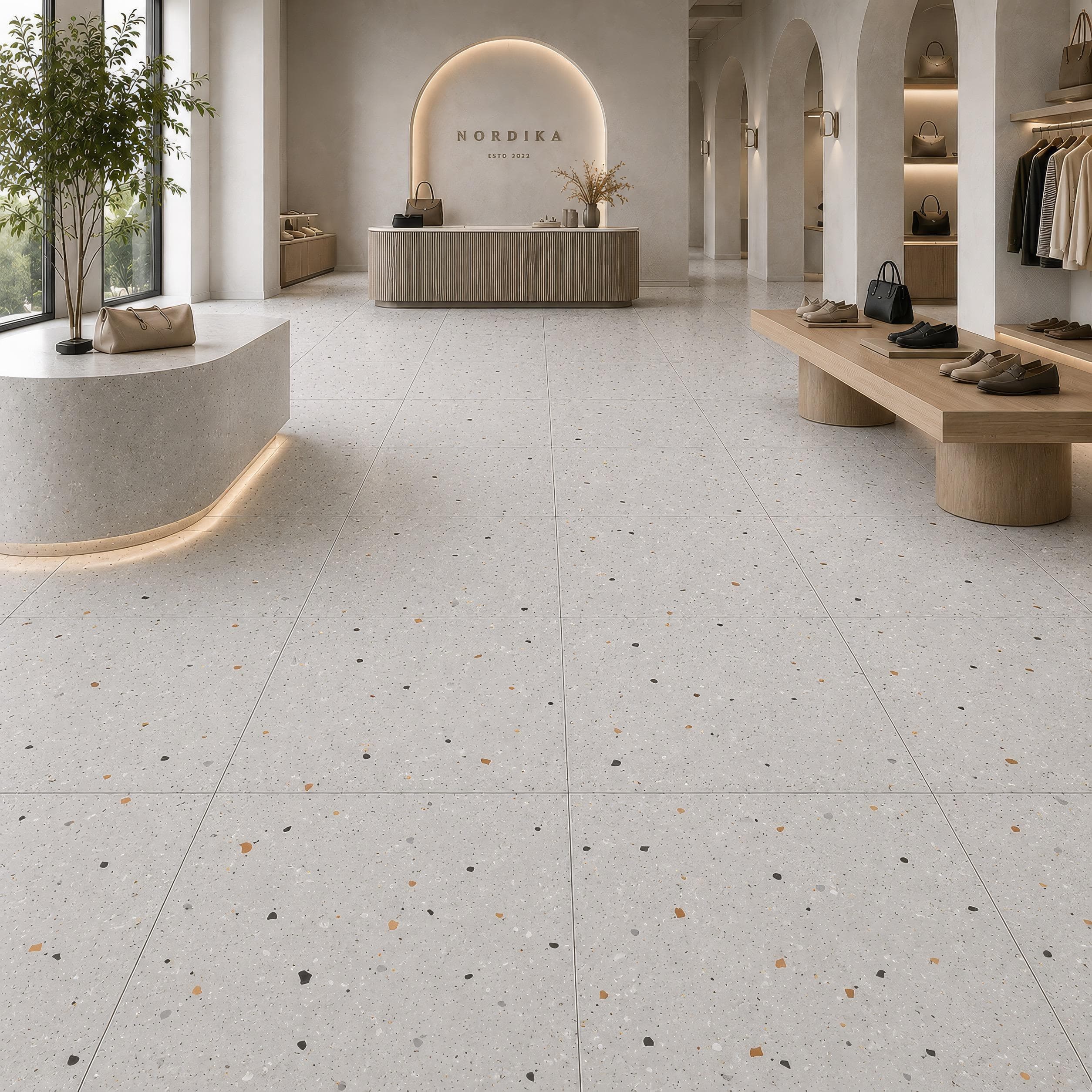 Gạch lát nền Việt Nam Ý Mỹ Terrazzo P65077H