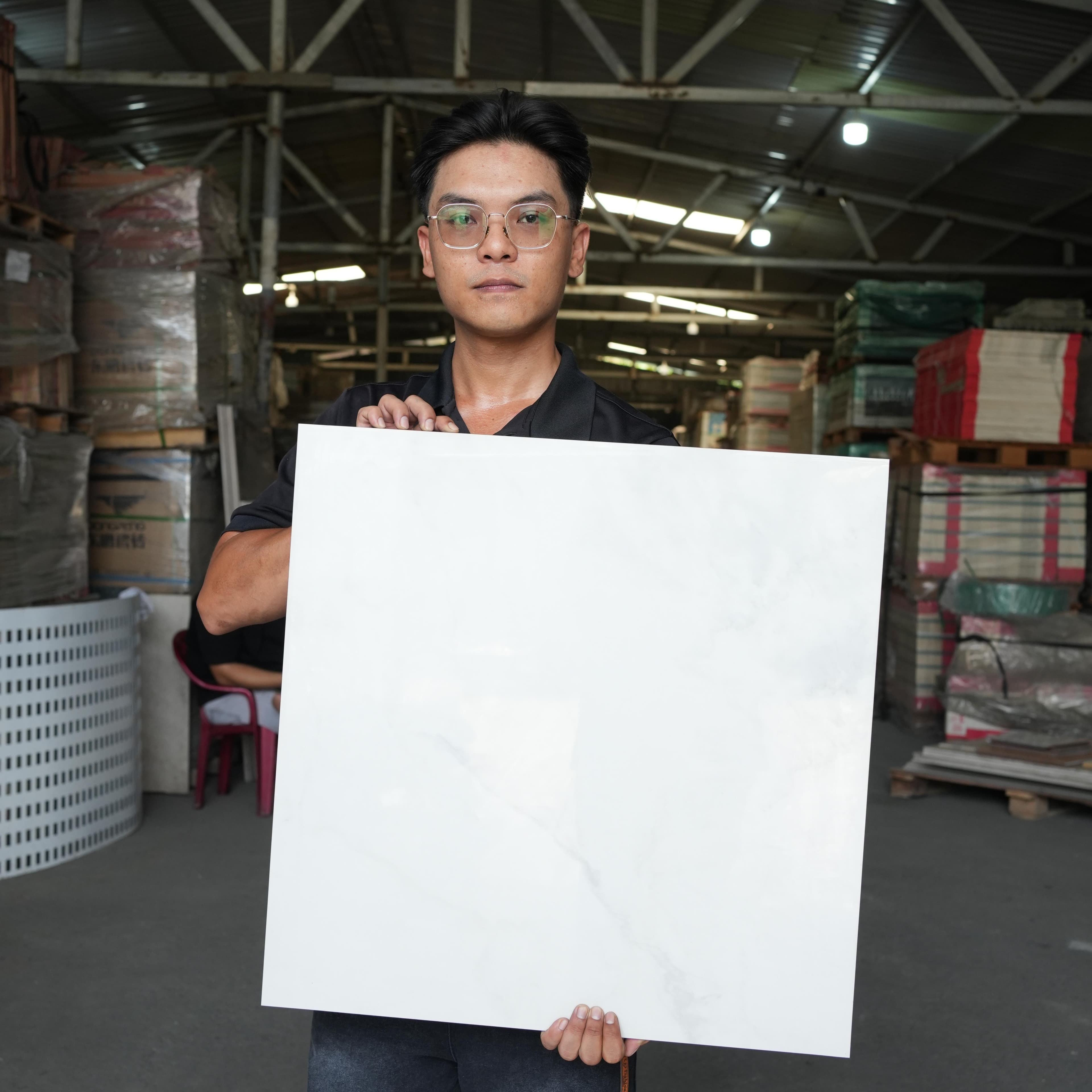 Gạch lát nền Union Mosaic 60x60 CHIEVOGREY(POLISHED)