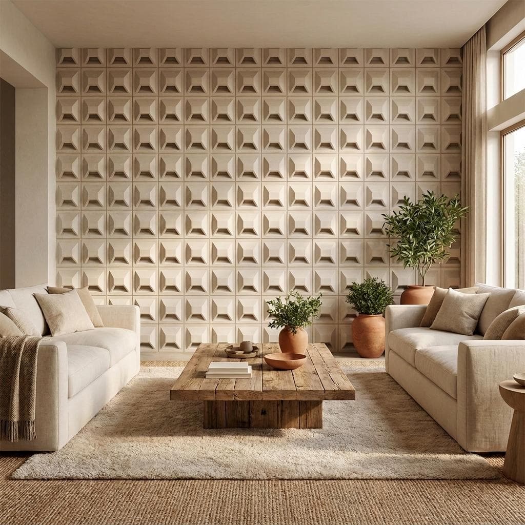 Gạch Bông gió Việt Nam Viettiles Vân xi măng VCB-018(TRẮNG)
