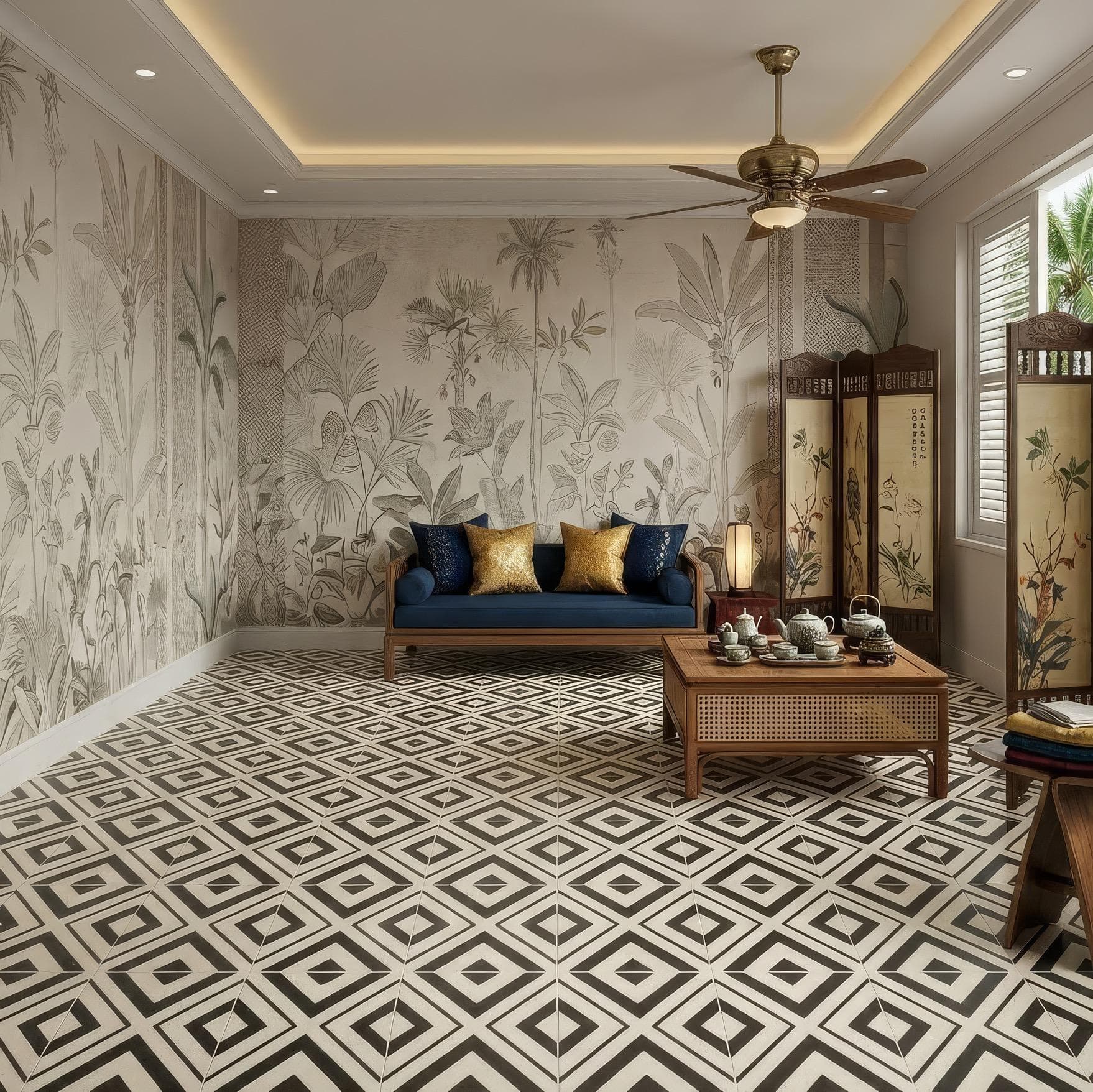 Gạch ốp lát Việt Nam Vineco Hoa văn / Họa tiết MF3017