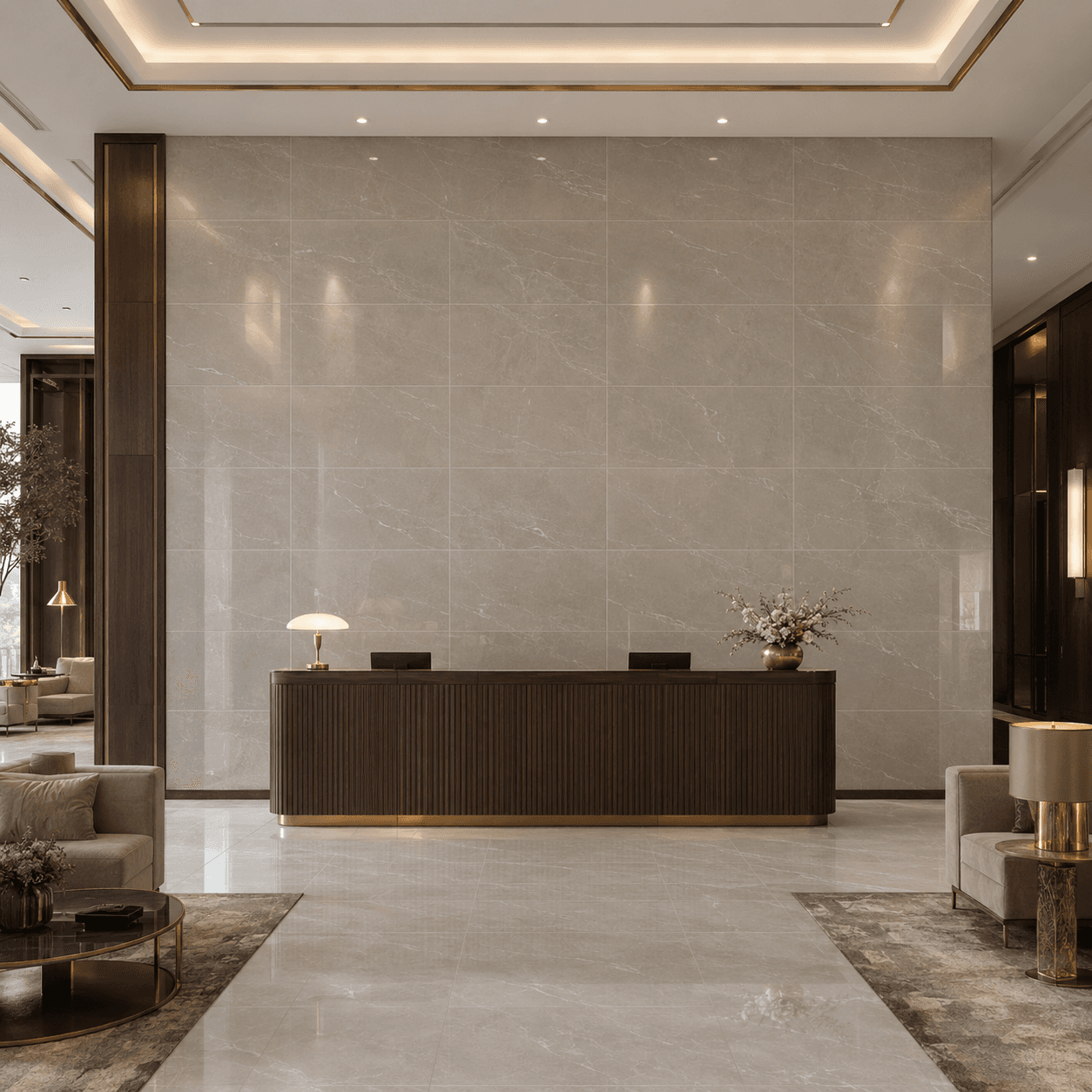 Gạch ốp lát Ấn Độ NhatKhang Marble SPRINGCREMA