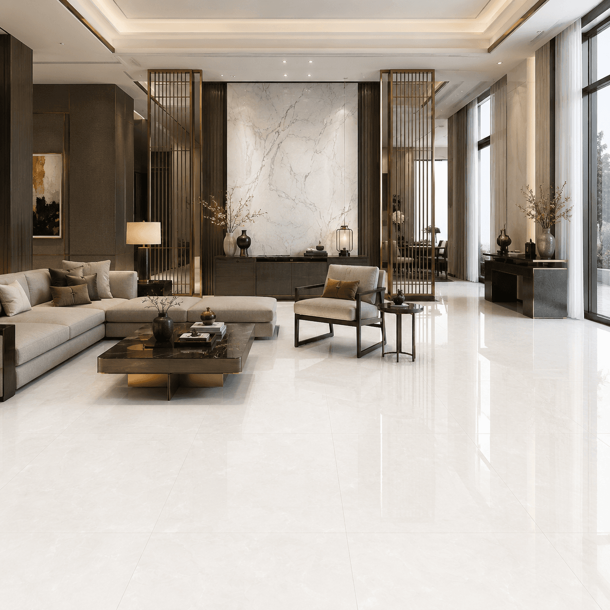 Gạch lát nền Việt Nam Hoàng Gia (Royal) Vân đá 88010K