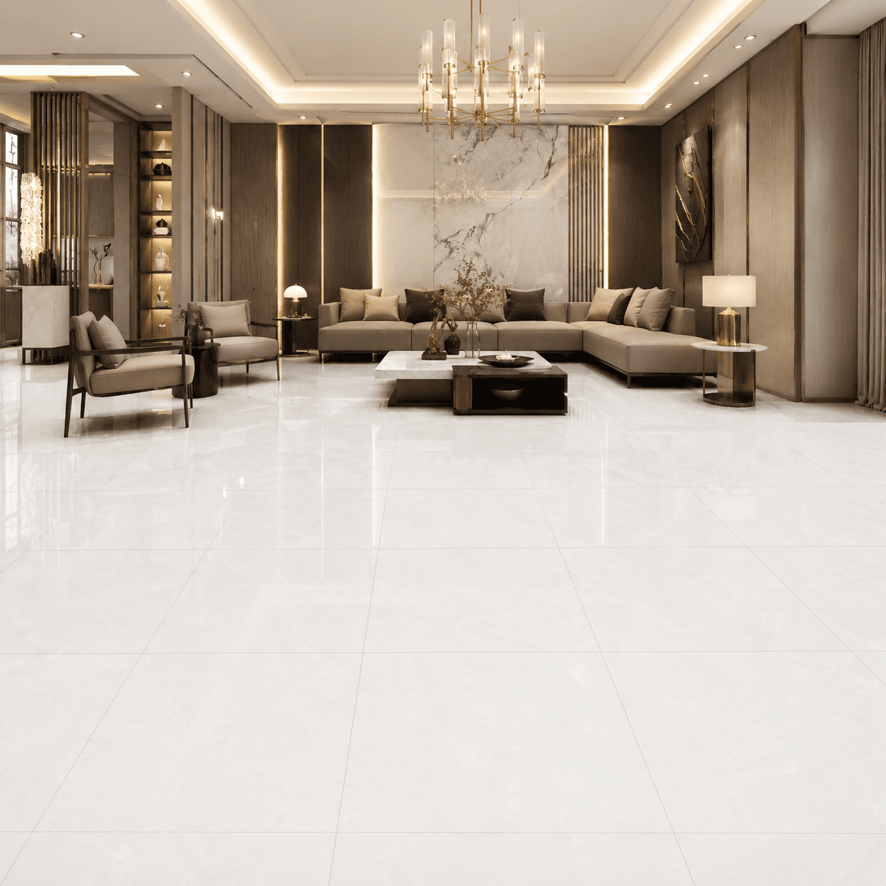 Gạch lát nền Việt Nam Hoàng Gia (Royal) Vân đá 88010K