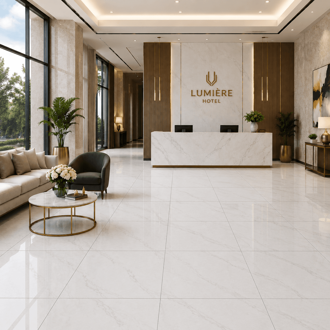 Gạch lát nền Việt Nam Ý Mỹ Marble F88016