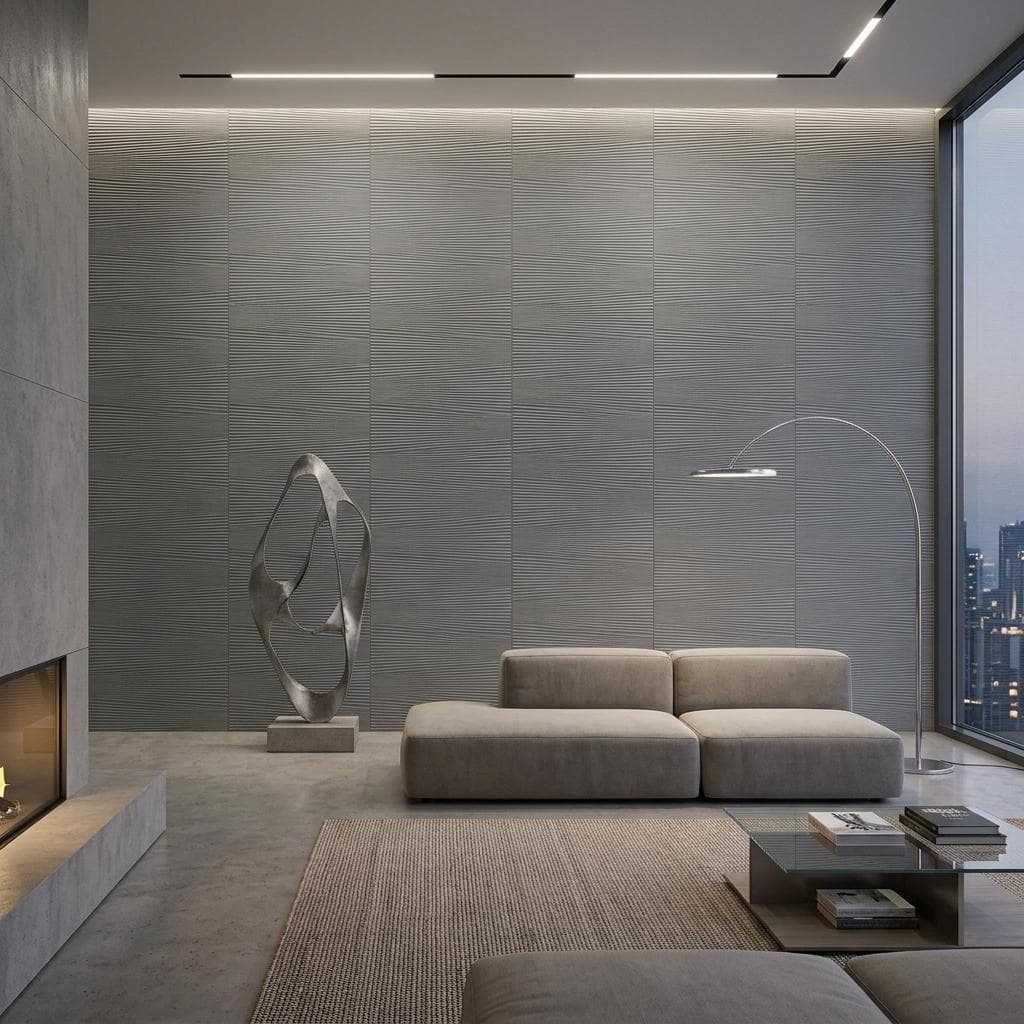 Gạch ốp lát Việt Nam Vinagres Vân 3D RO-K65DARKGREY