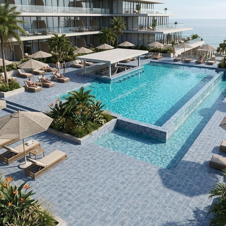 Gạch ốp lát Việt Nam Kiến Hưng Mosaic, Vân đá, Hình học N7911B