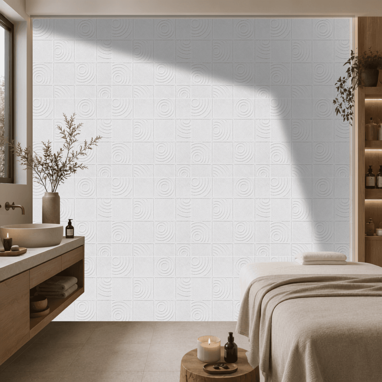 Gạch lát nền Việt Nam Legia Vân 3D MOTIFIVORY