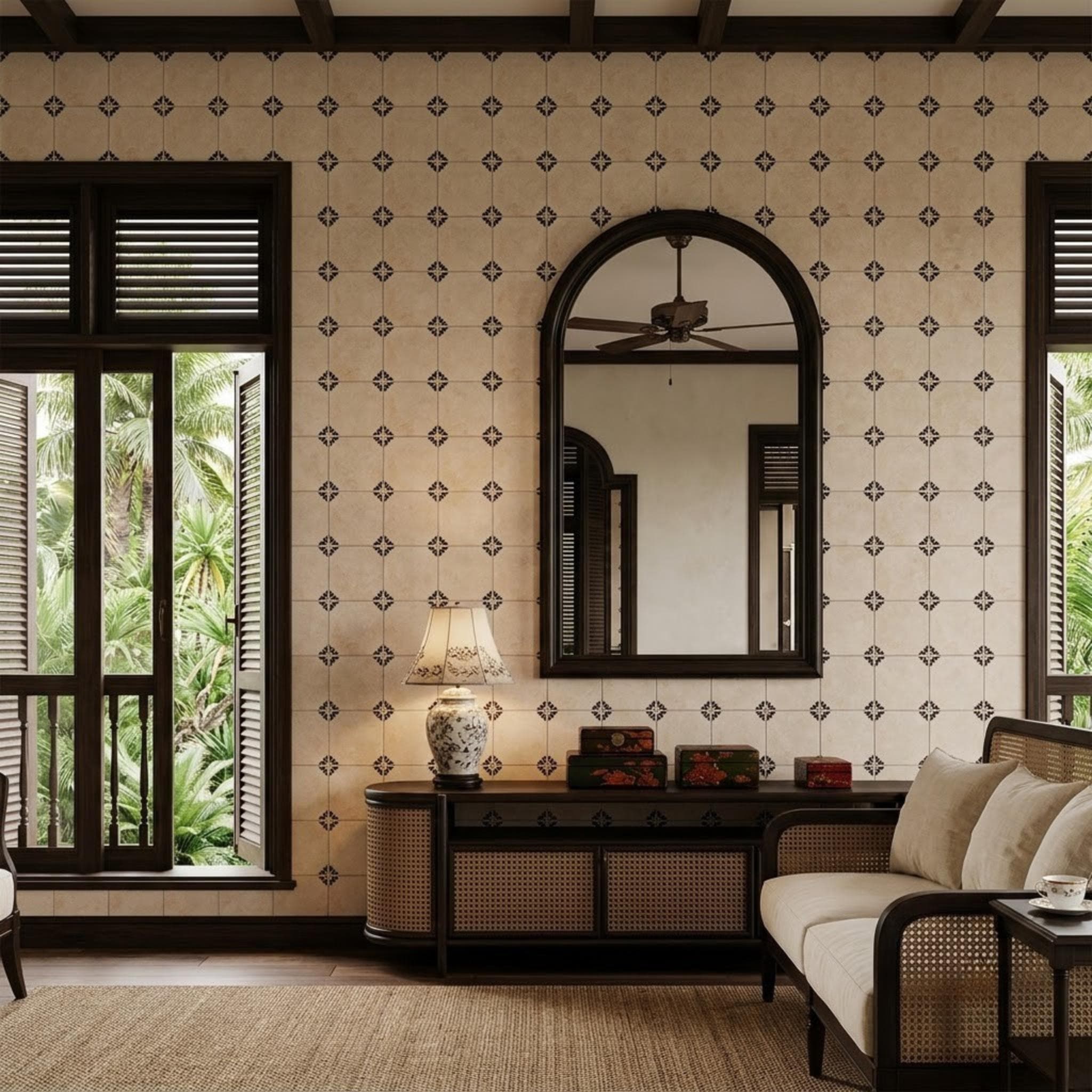 Gạch lát nền Trung Quốc ADP Hoa văn / Họa tiết ADP44