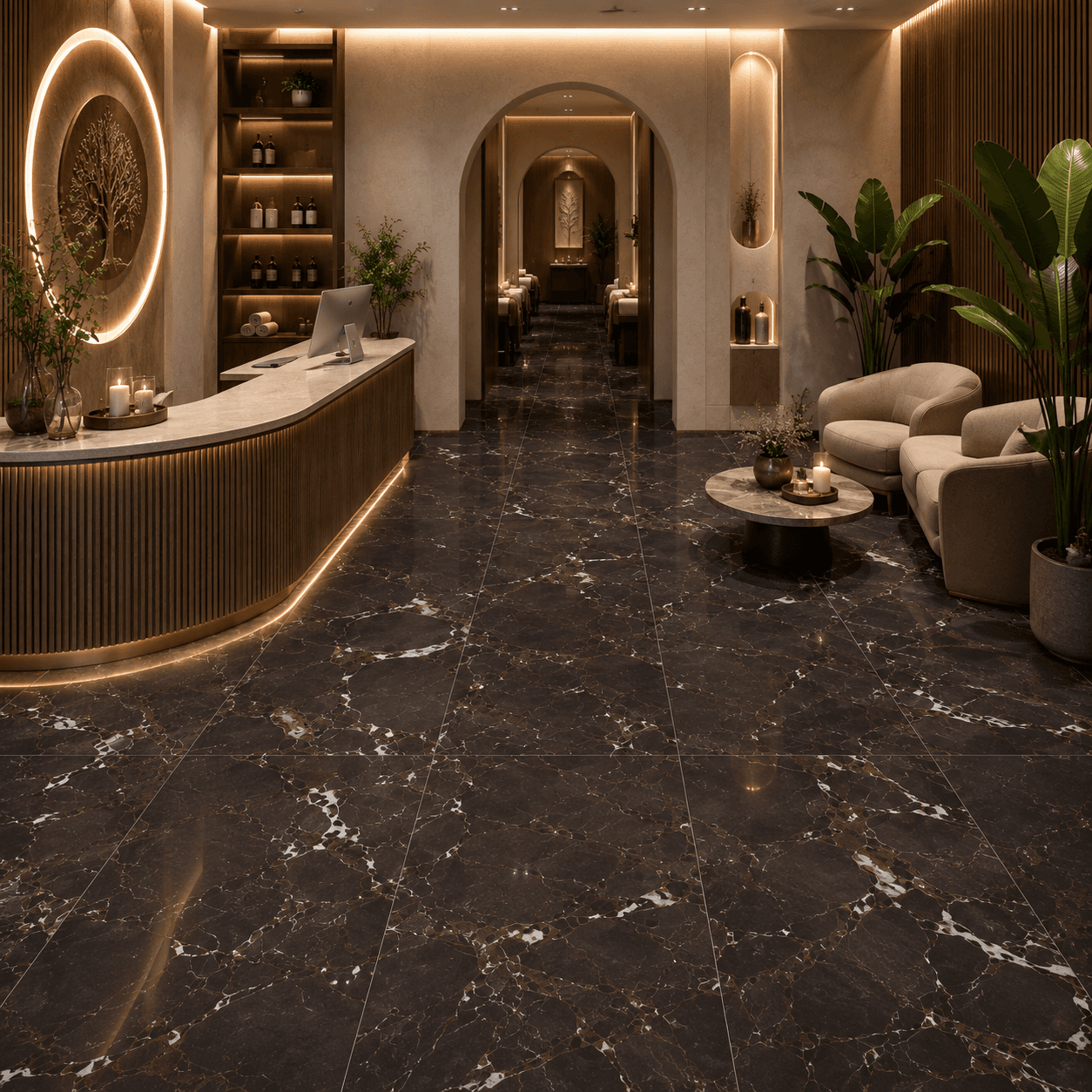 Gạch ốp lát Ấn Độ Solizo Marble ANTOLIANERO