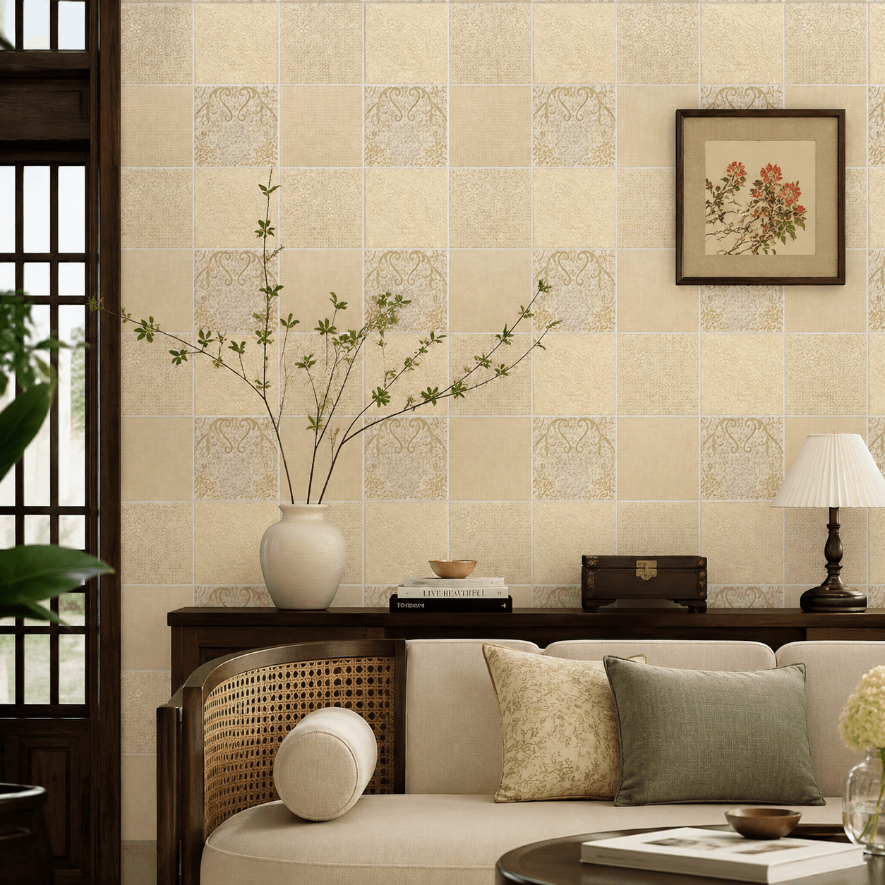 Gạch ốp lát Tây Ban Nha Hung Phat Hoa văn / Họa tiết TBN3606KTD