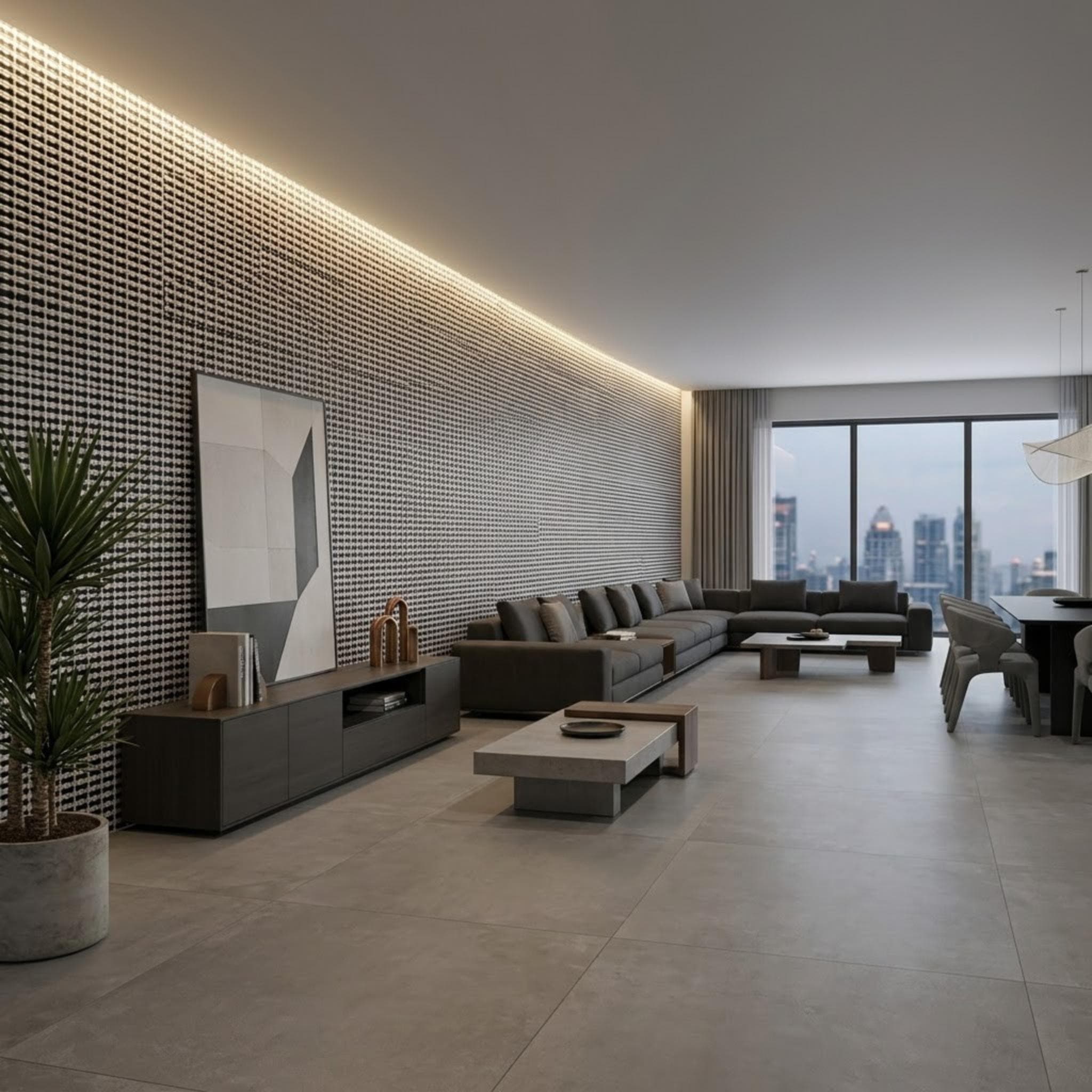 Gạch ốp tường Eurotile Vân 3D DACQ02TF