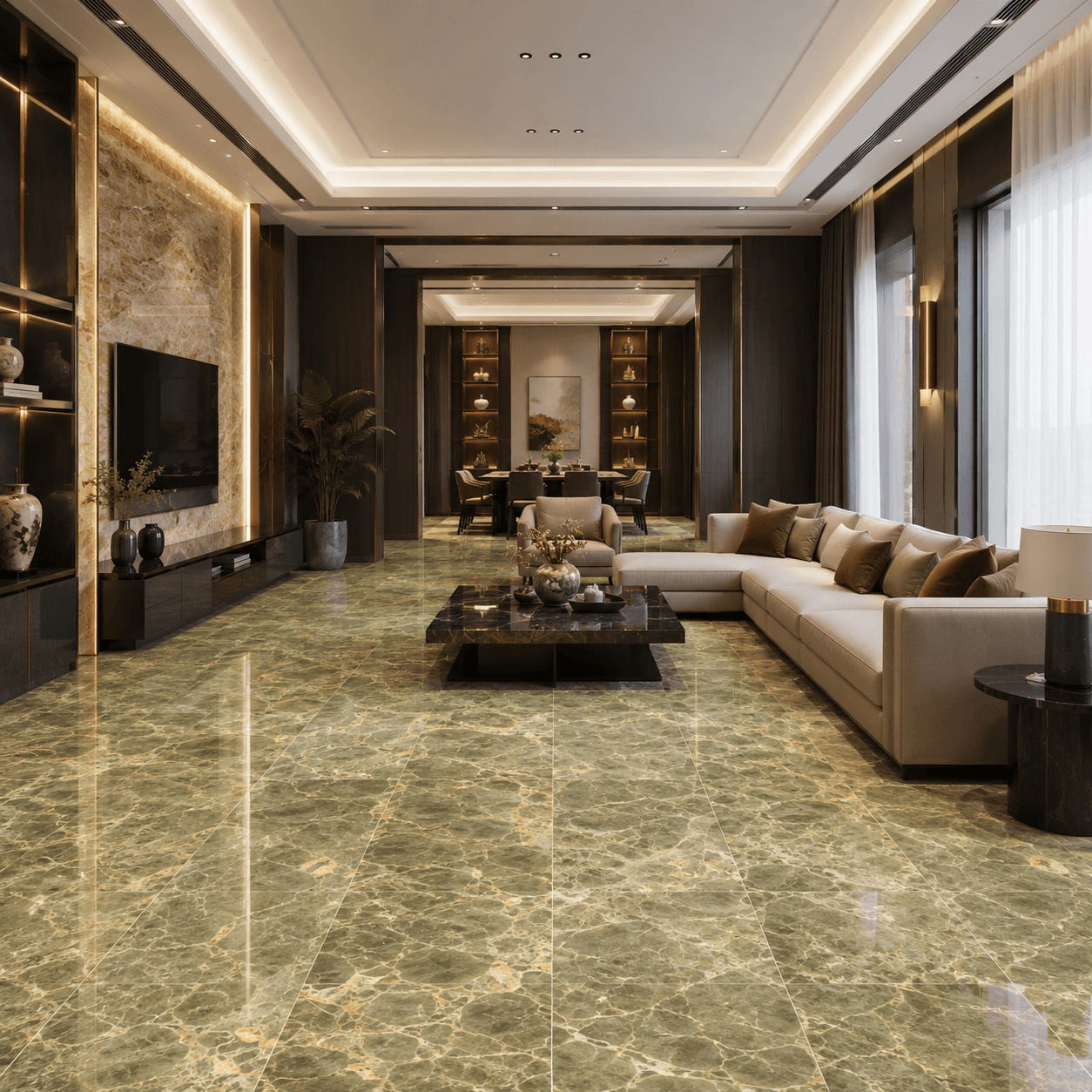Gạch ốp lát Trung Quốc Kiến Hưng Vân đá 88619