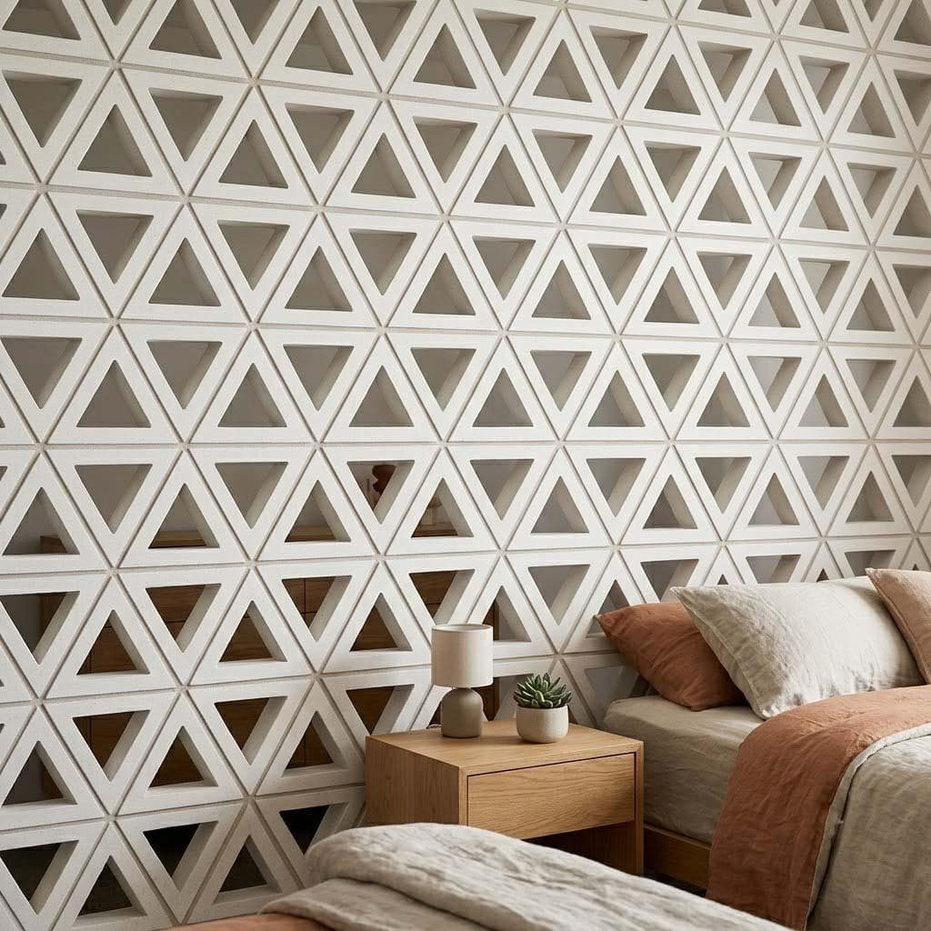 Gạch Bông gió Việt Nam Viettiles Hình học VCB-002-1000