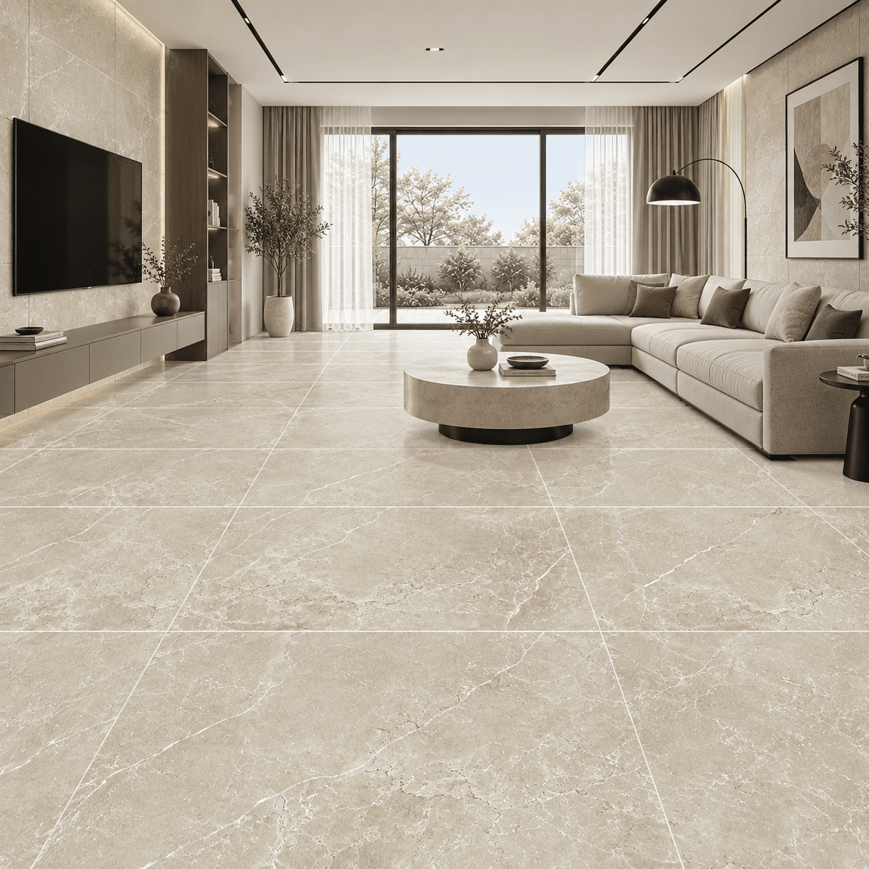 Gạch ốp lát Việt Nam ÝMỹ Marble, Kẻ Xước P61245004R