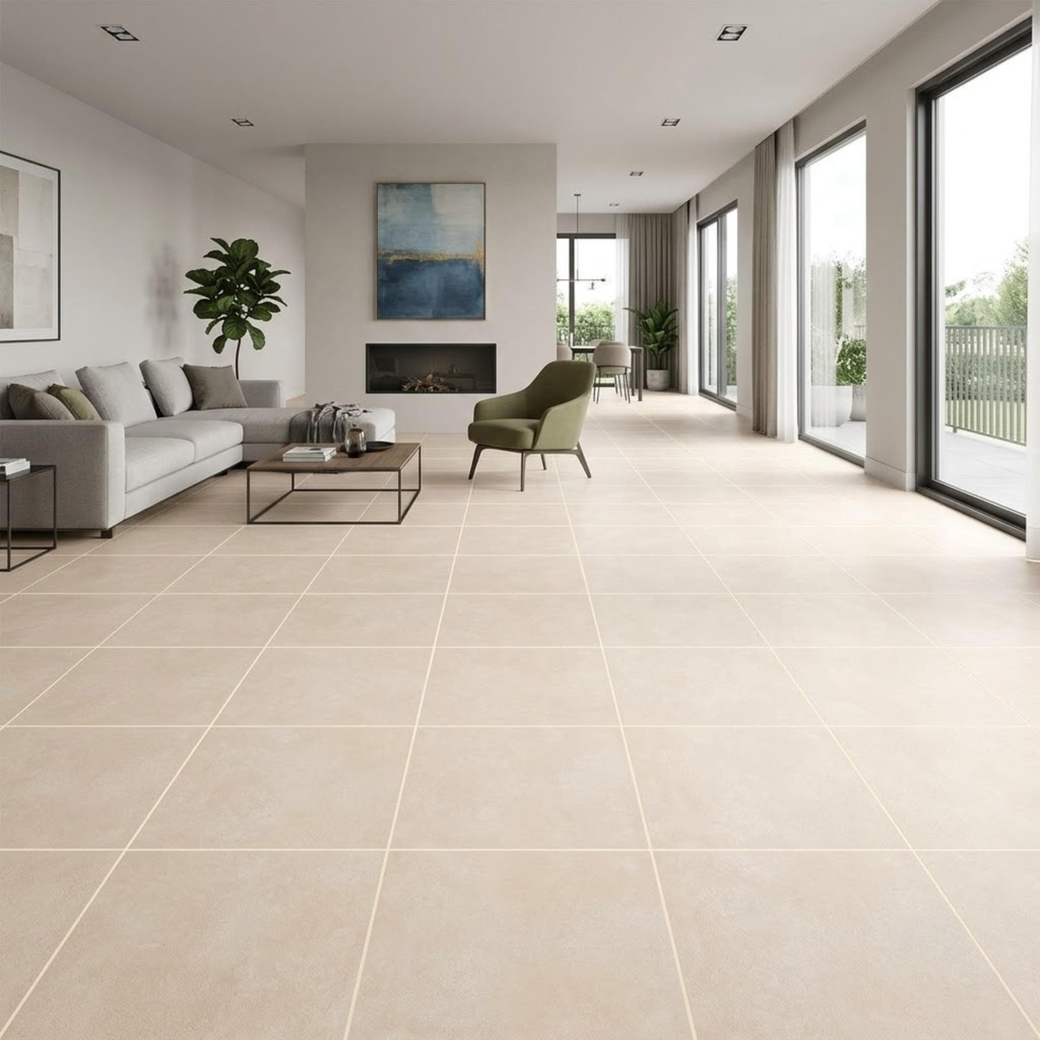 Gạch lát nền Việt Nam Ý Mỹ Đơn sắc P65016H