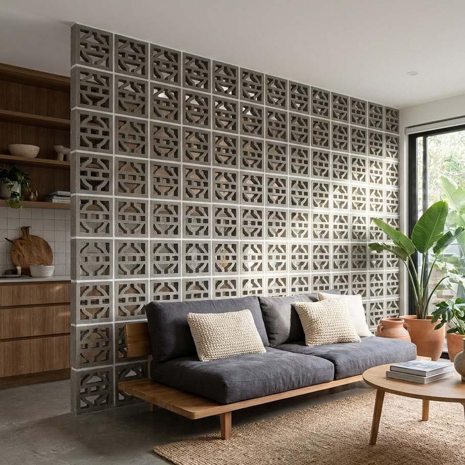 Gạch Bông gió Việt Nam Viettiles Hình học VCB-032-1000