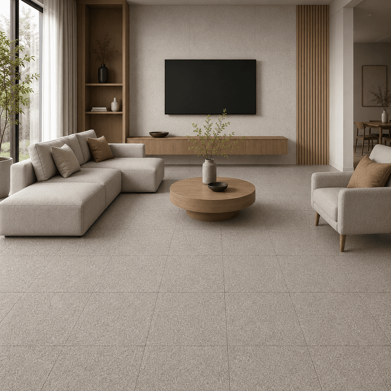 Gạch lát nền Việt Nam Kim Phong Đơn sắc GM0009