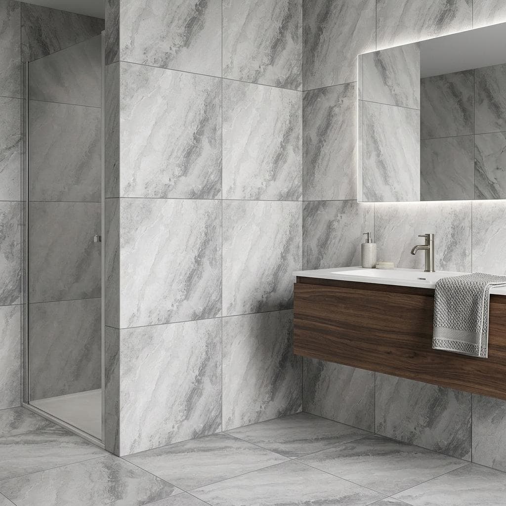 Gạch lát nền Malaysia Superstone Marble 600SLALC1