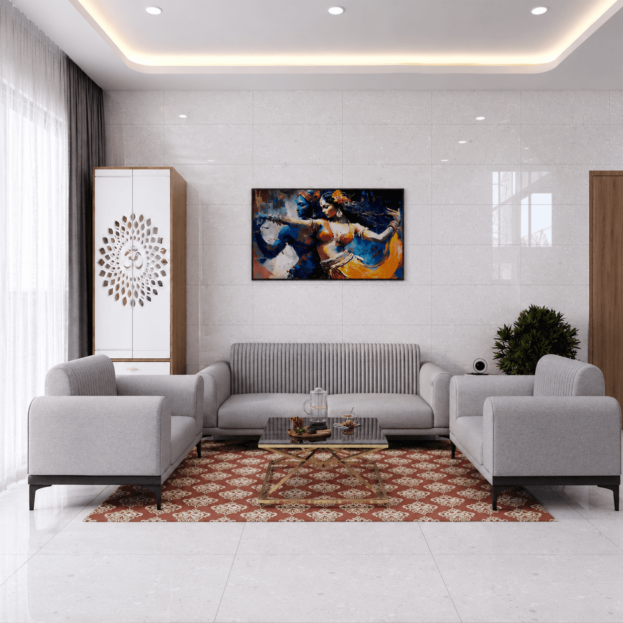 Gạch ốp lát Việt Nam Đồng Tâm Vân đá 3060AMBER005