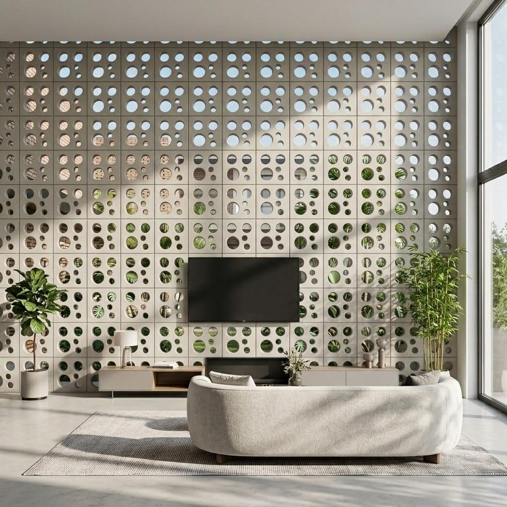 Gạch Bông gió Việt Nam Viettiles Hình học VCB-015-1000