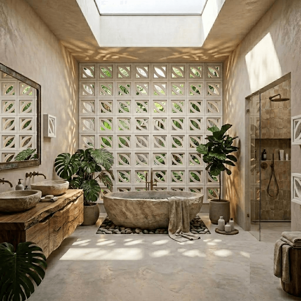 Gạch Bông gió Việt Nam Viettiles Vân xi măng VCB-011TRANG