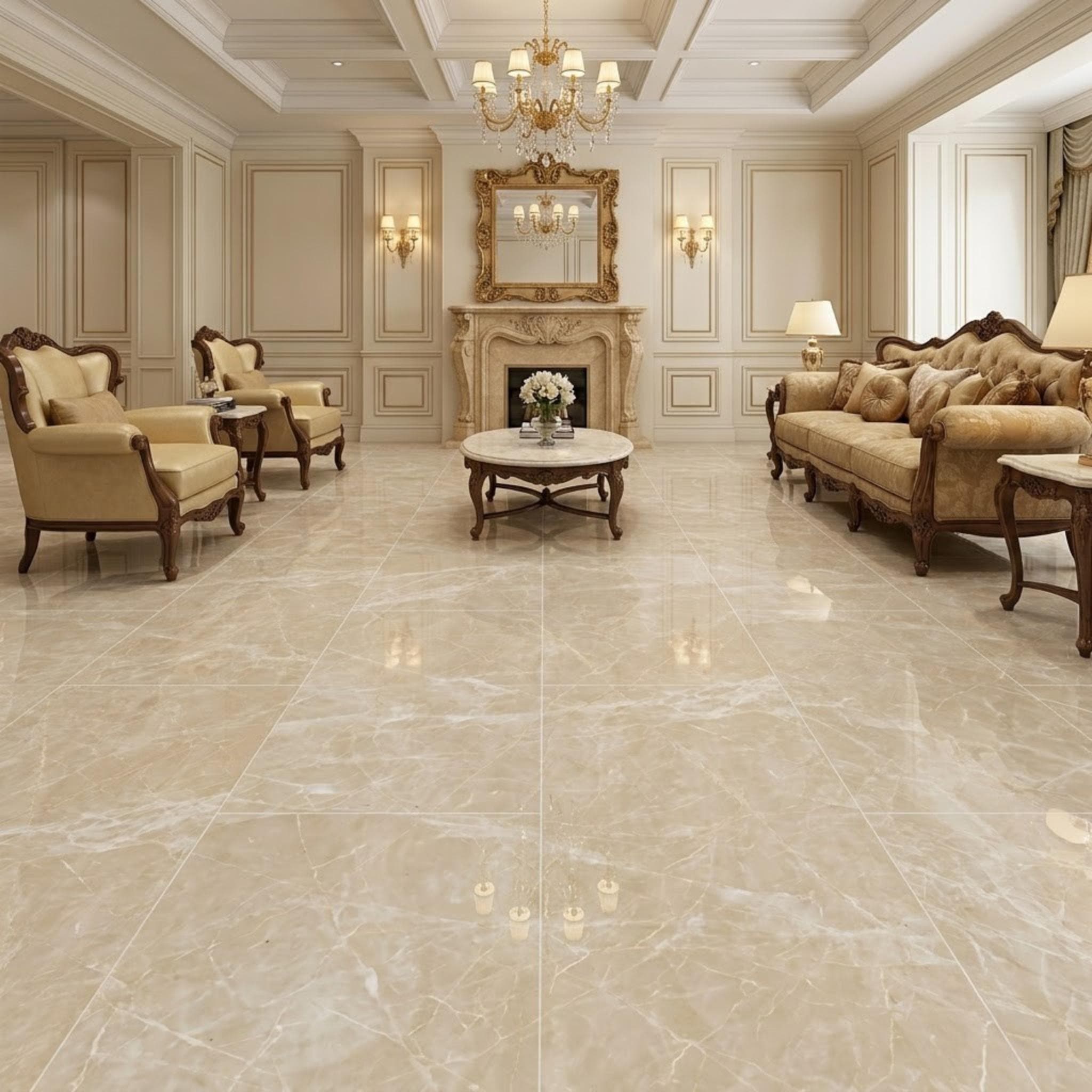 Gạch ốp lát Ấn Độ Tree Vân đá TREE-CITYMOONBEIGE