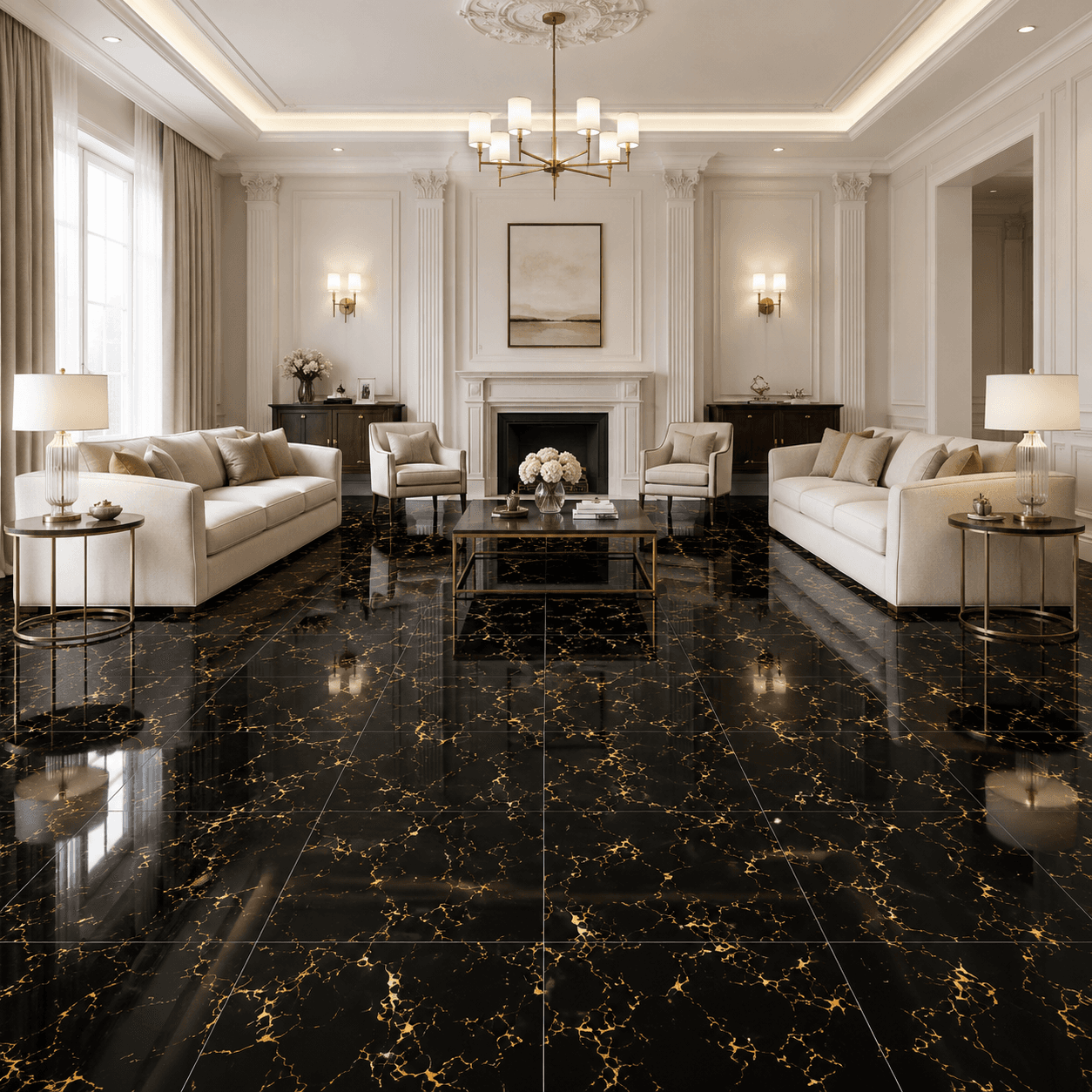 Gạch lát nền Trung Quốc Catalan Marble 8032