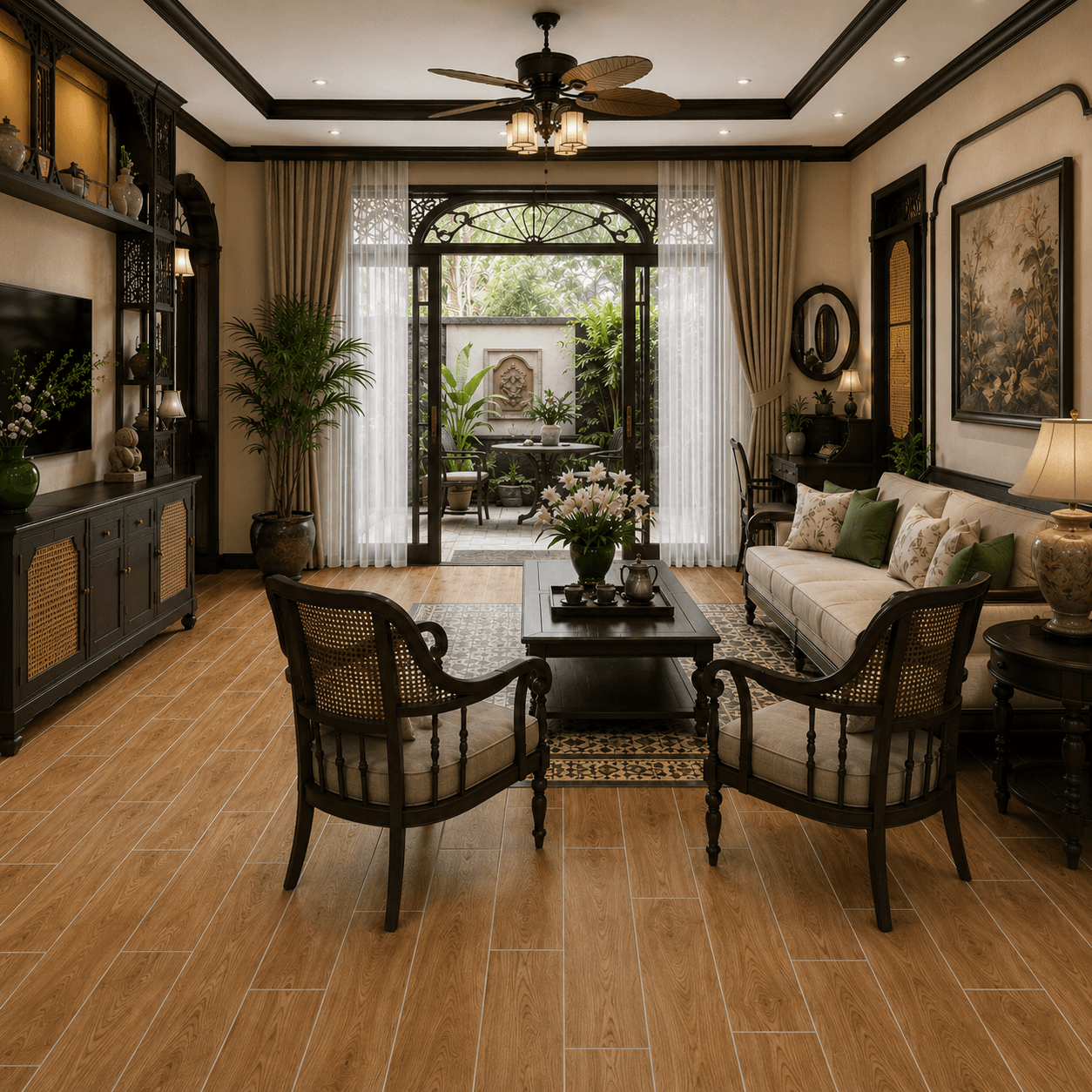 Gạch ốp lát Việt Nam Ý Mỹ Giả gỗ Y156017R