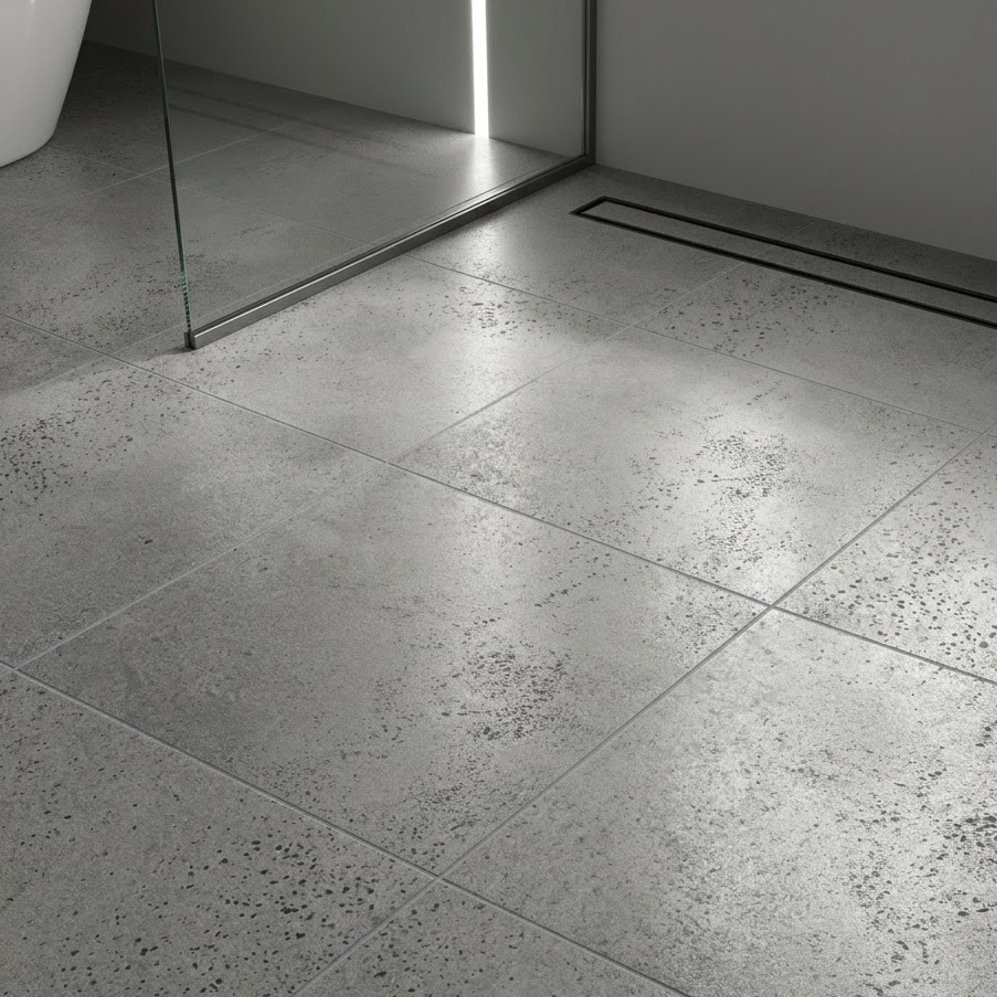 Gạch lát nền Ý Casalgrande Padana Vân xi măng INOX LAPPATO