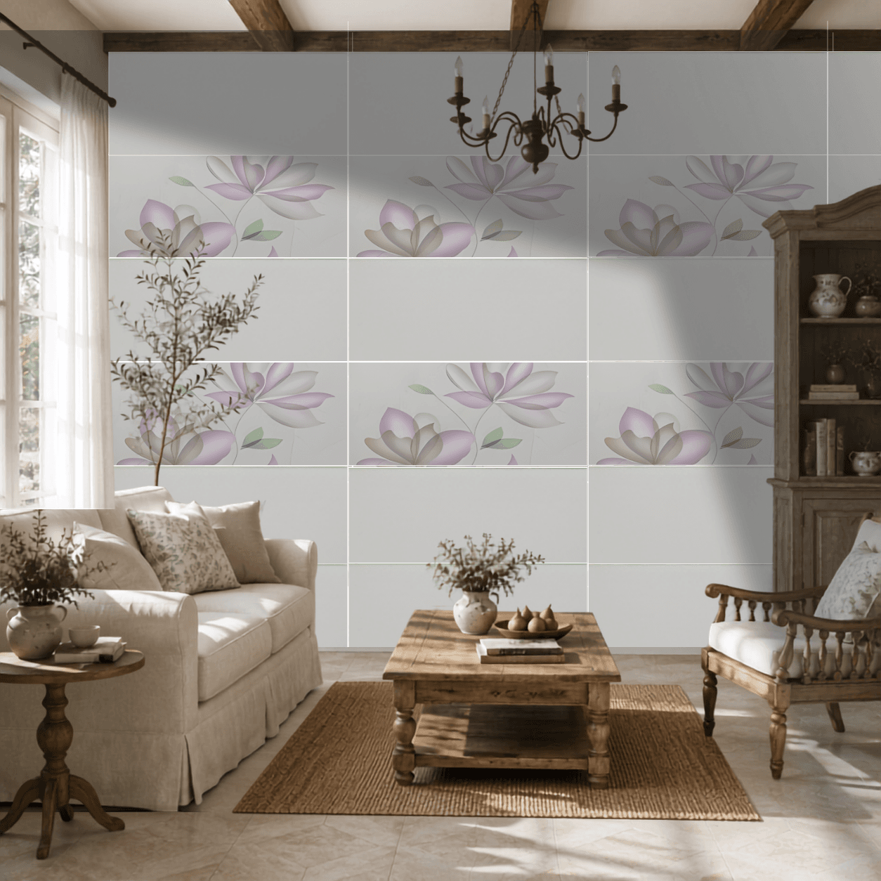 Gạch lát nền Việt Nam Toan AnhTuan Hoa văn / Họa tiết J360238HC