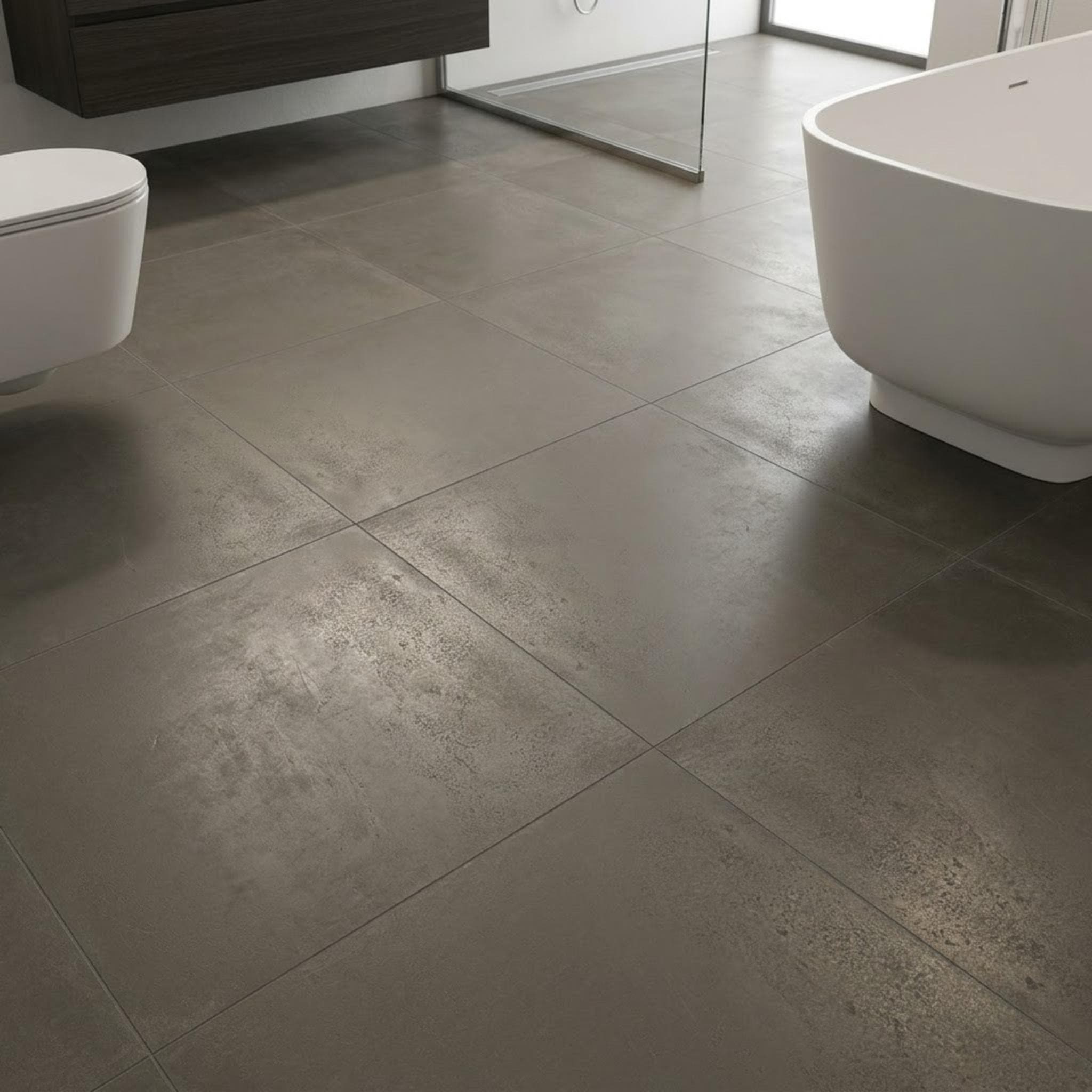 Gạch ốp lát Ý Casalgrande Padana Vân xi măng ZINCO- TITANIO LAPPATO