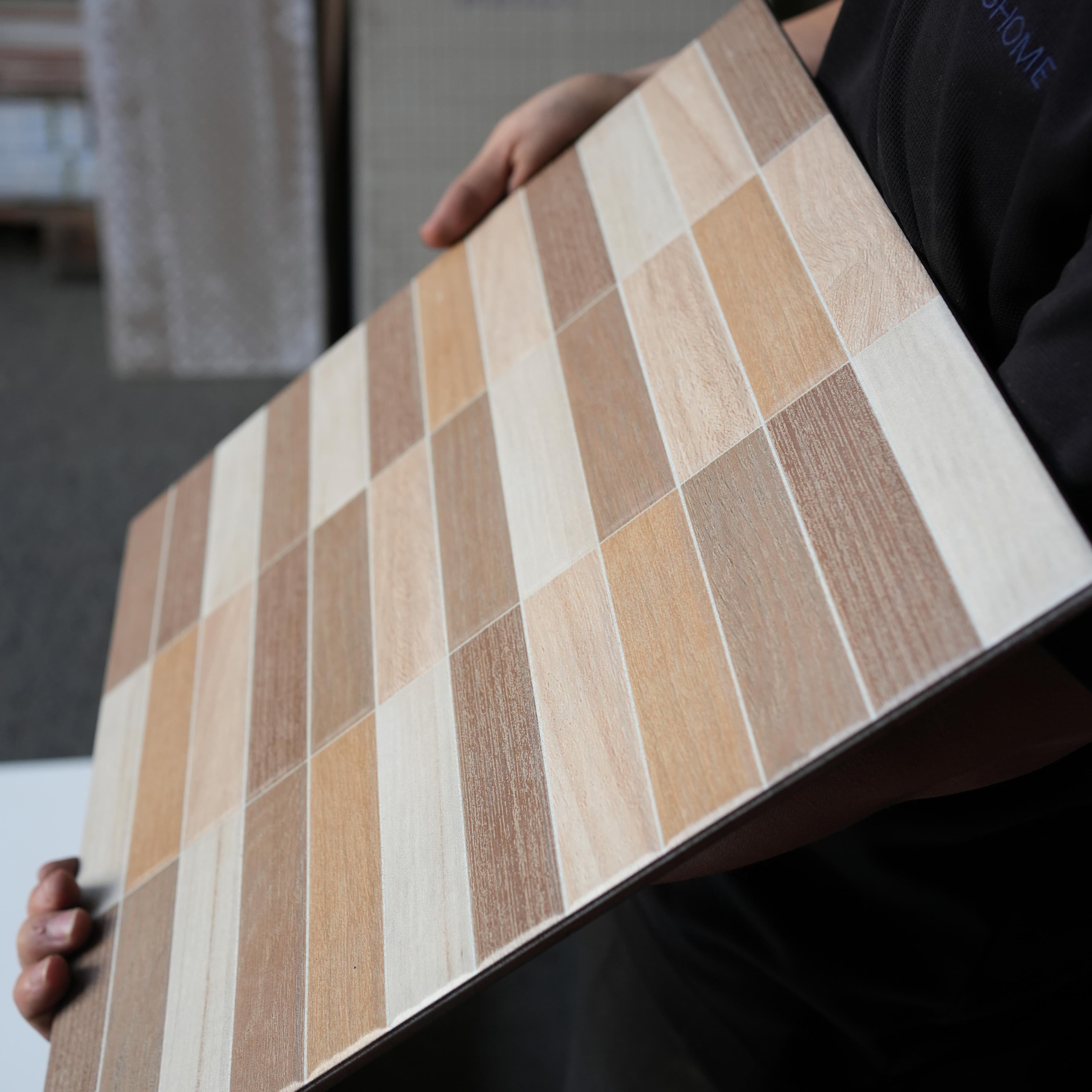 Gạch lát nền Union Mosaic 40x40 SD-007OAKWOODBEIGE(D)