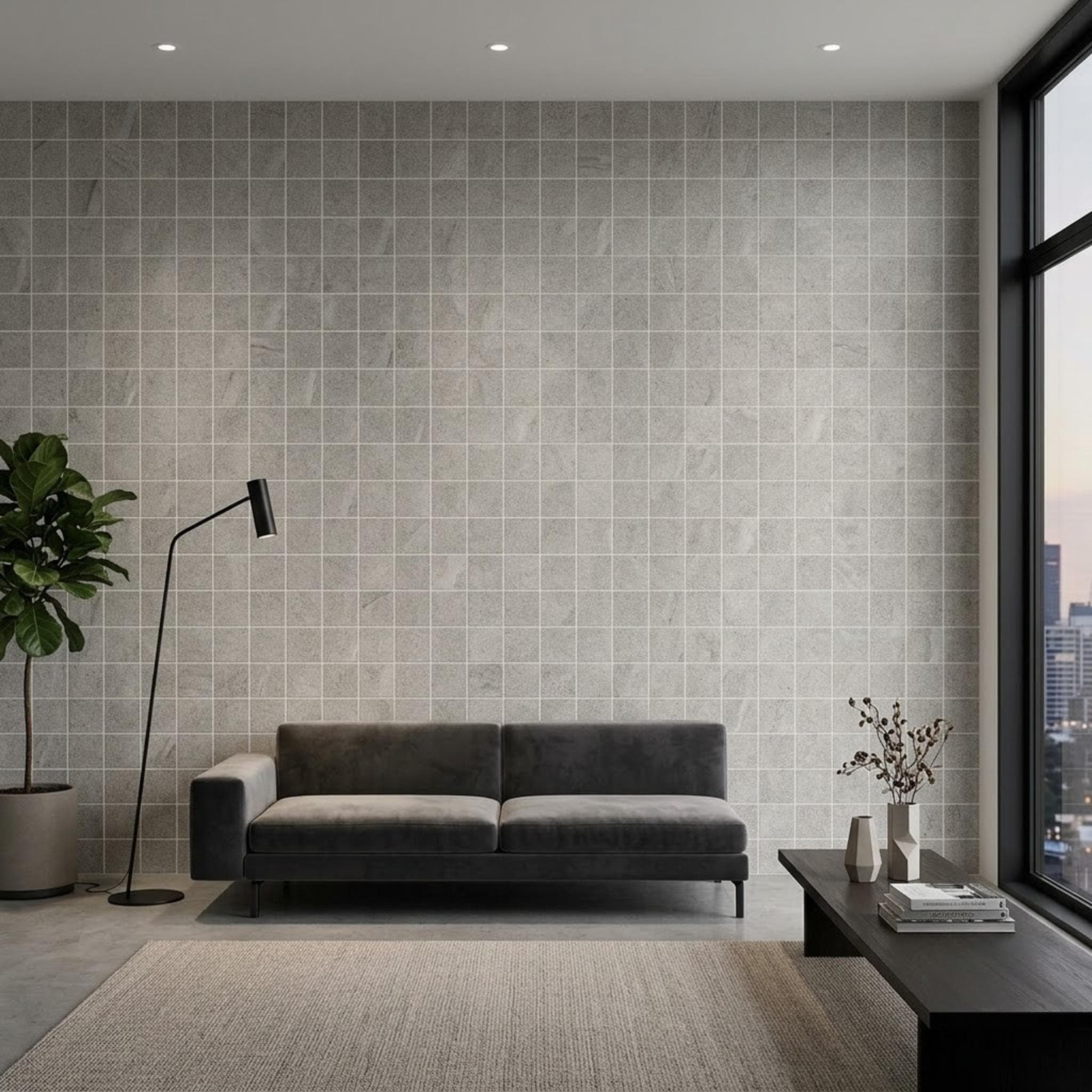 Gạch ốp lát Tây Ban Nha Ape Grupo Vân xi măng CROSS TAUPE