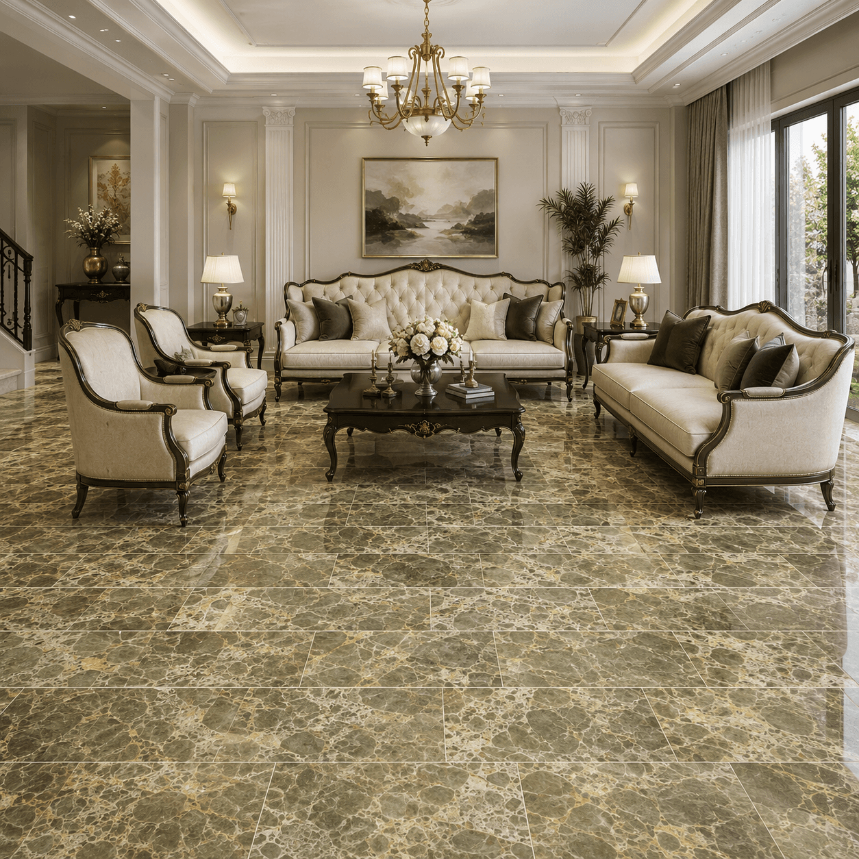 Gạch ốp lát Trung Quốc Kiến Hưng Vân đá 88619