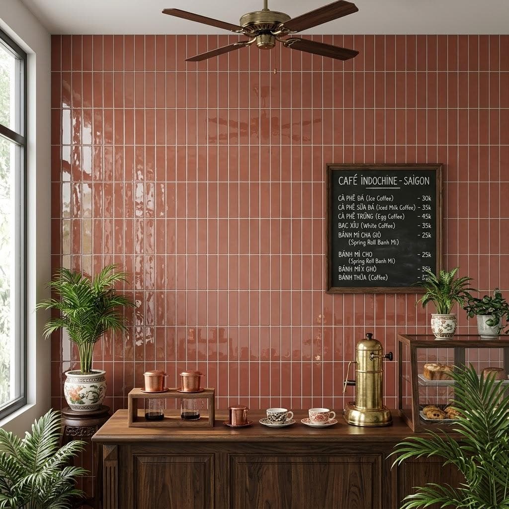 Gạch ốp tường Trung Quốc Đơn sắc 75319B