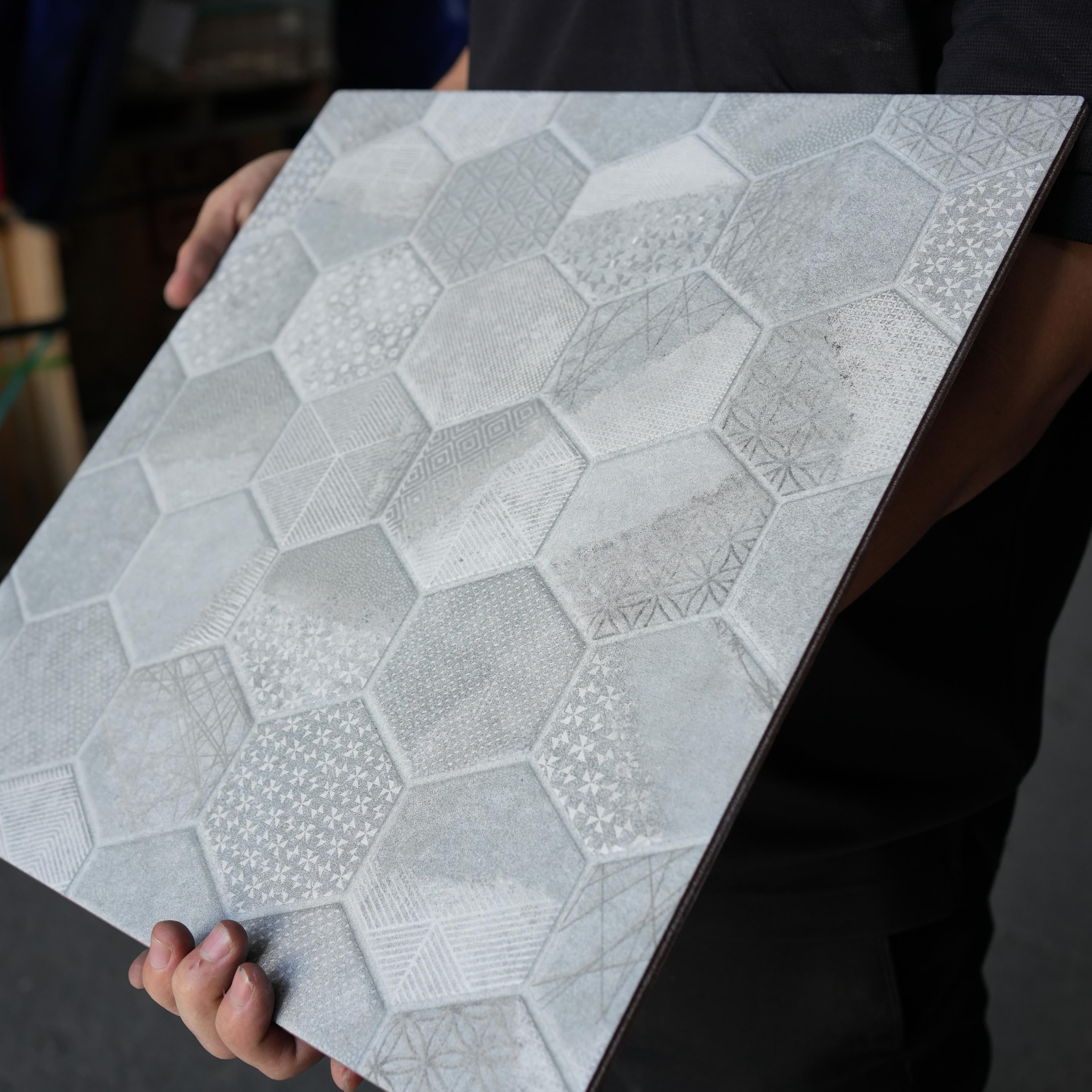 Gạch ốp lát Duragres 40x40 ESAGONOGREY