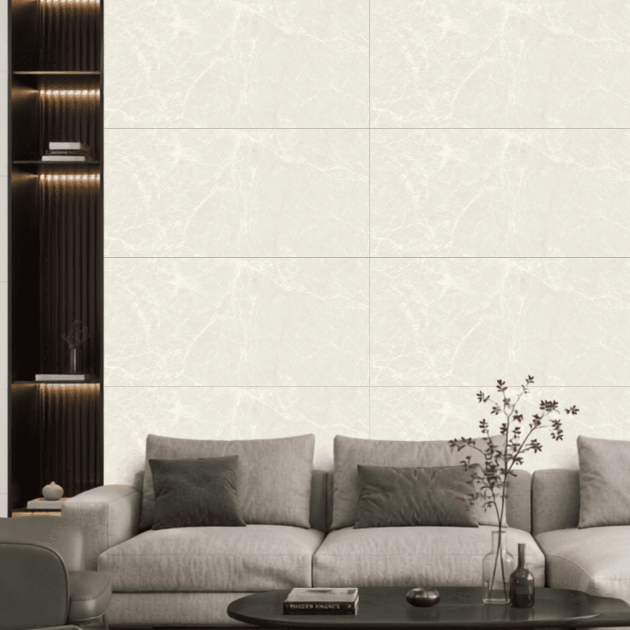 Gạch ốp lát Ấn Độ Superstone Marble 48AMBIMA