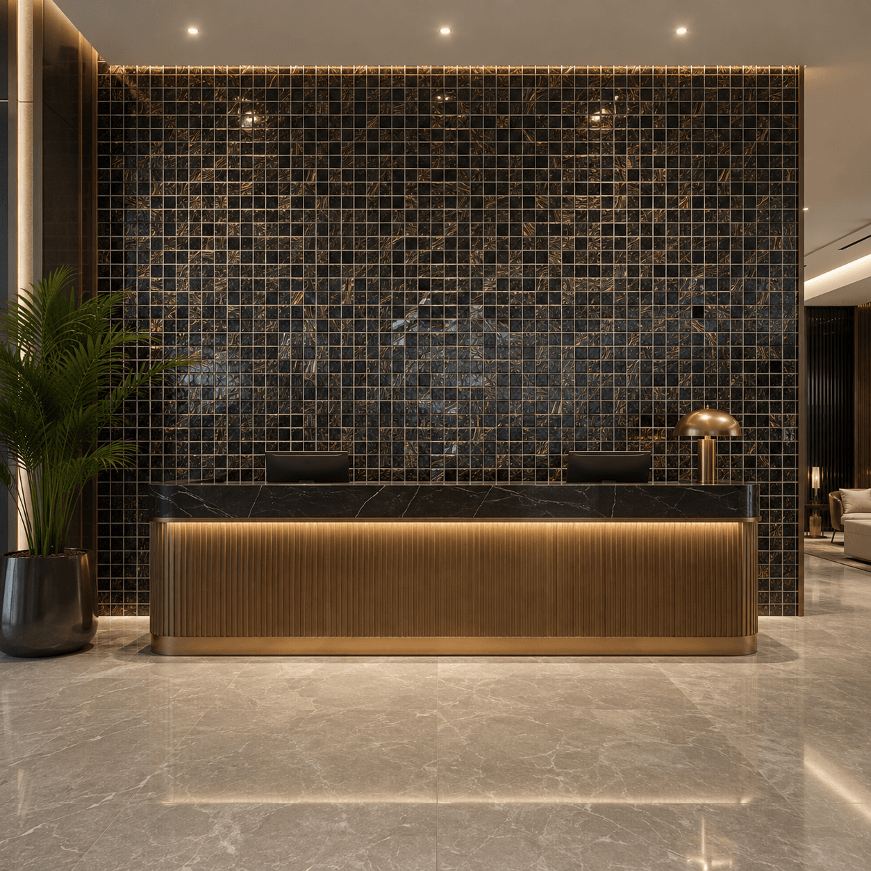 Gạch ốp tường Trung Quốc PhuHuyKhang Mosaic HGT-GM006