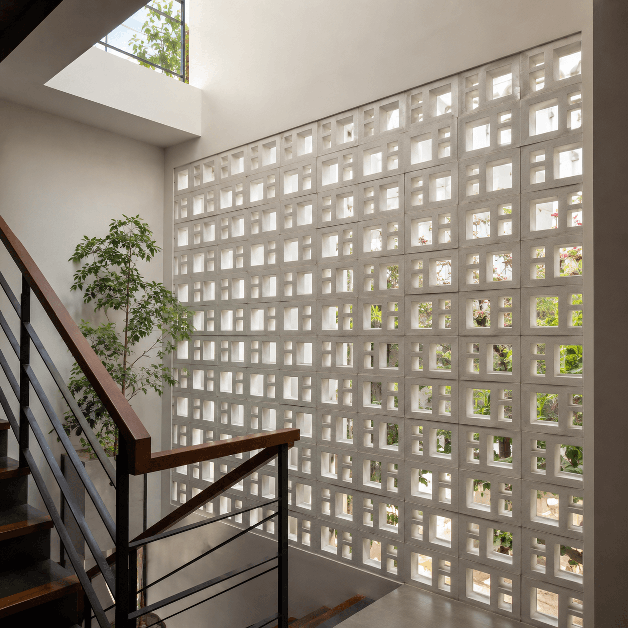 Gạch Bông gió Việt Nam Viettiles Hình học VCB-047-1000