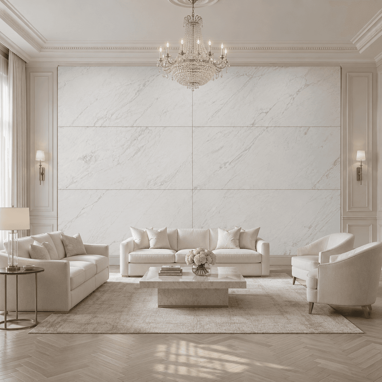 Gạch ốp lát Việt Nam Vasta Stone Marble STATUARY BIANCO