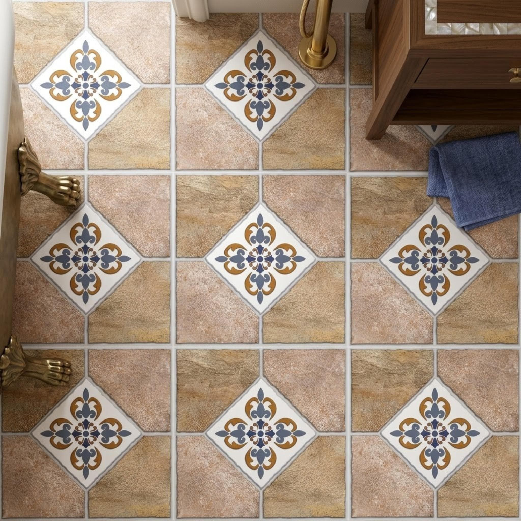 Gạch lát nền Việt Nam Prime Hoa văn / Họa tiết 18434