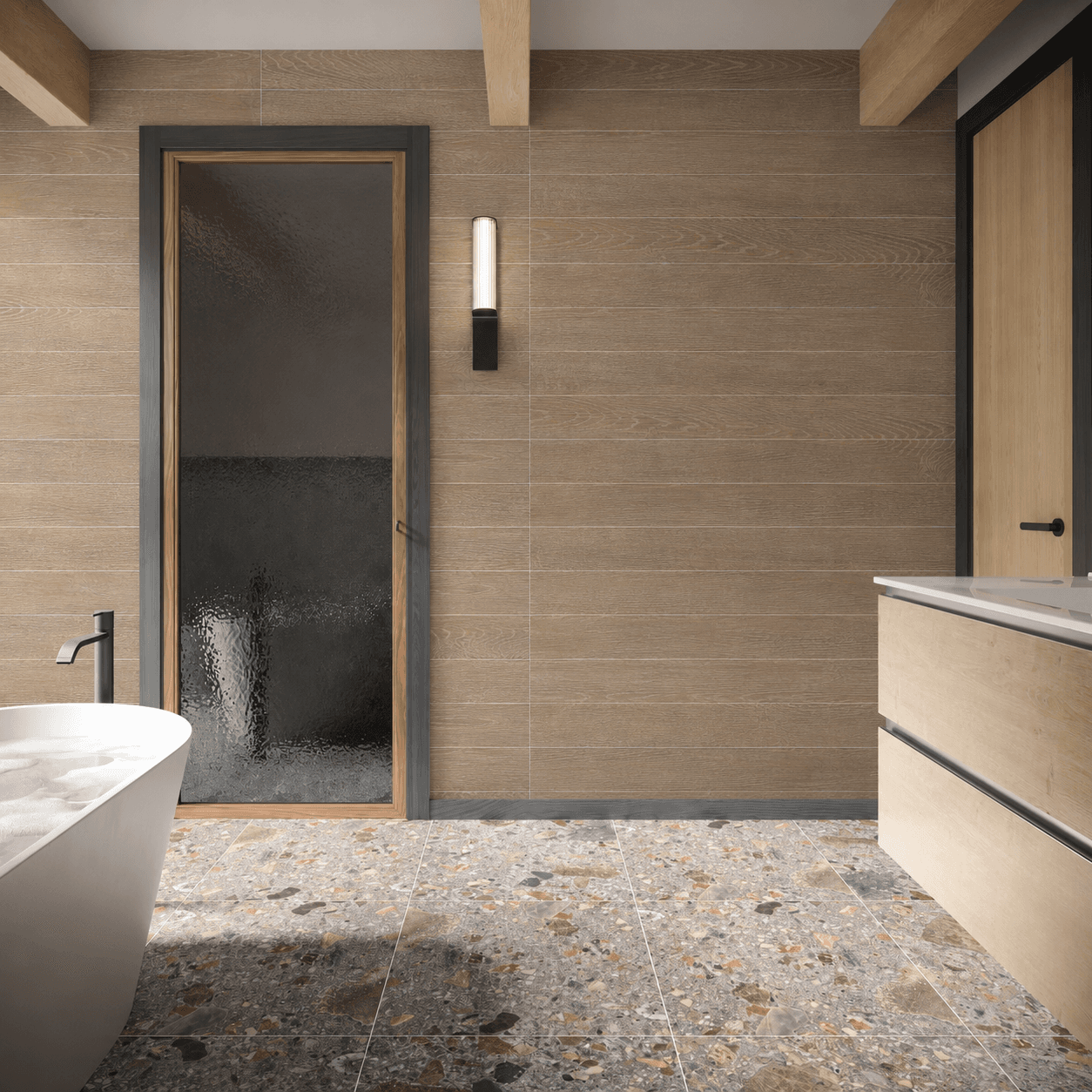 Gạch ốp lát Việt Nam Đồng Tâm Giả gỗ 1560WOOD009