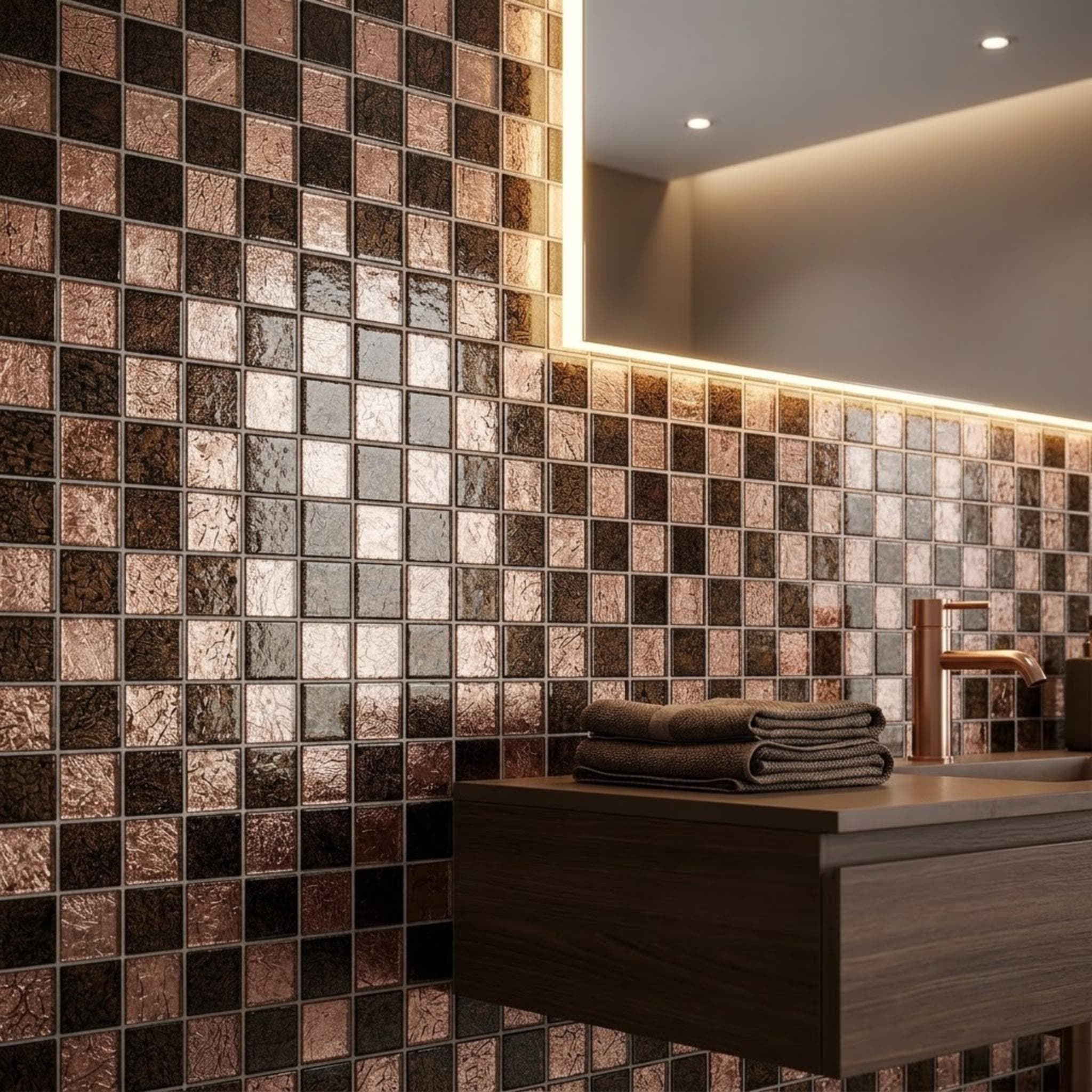 Gạch ốp tường Trung Quốc Mosaic GFC-008