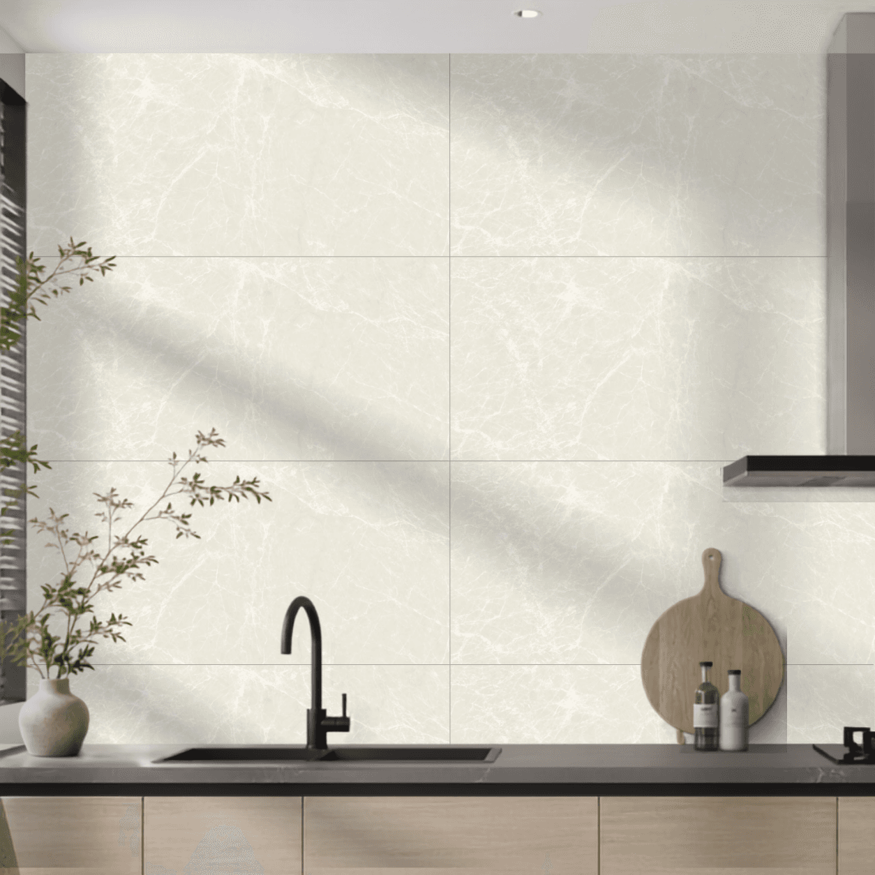 Gạch ốp lát Ấn Độ Superstone Marble 48AMBIMA