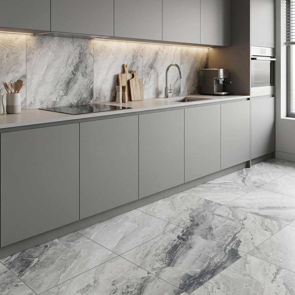 Gạch lát nền Malaysia Superstone Marble 600SLALC1