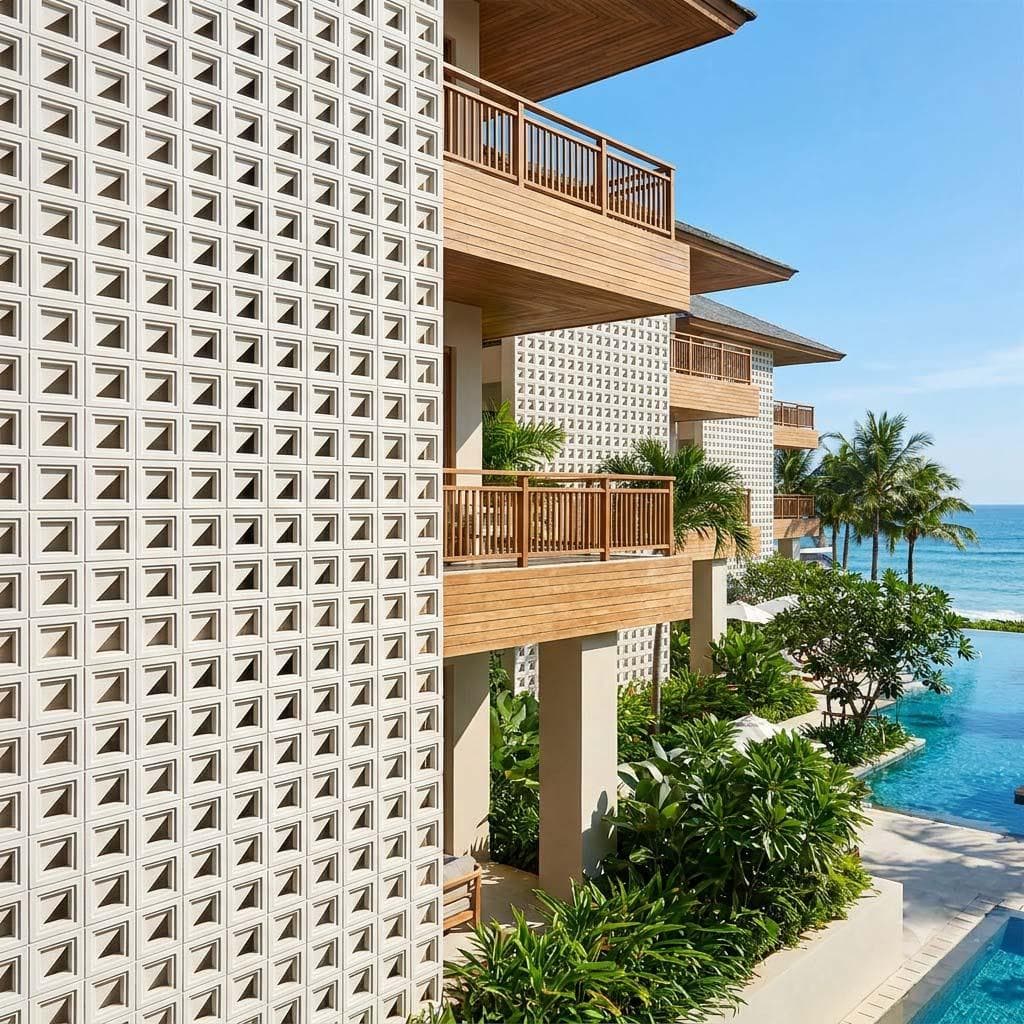 Gạch Bông gió Việt Nam Viettiles Hình học VCB-031-1000